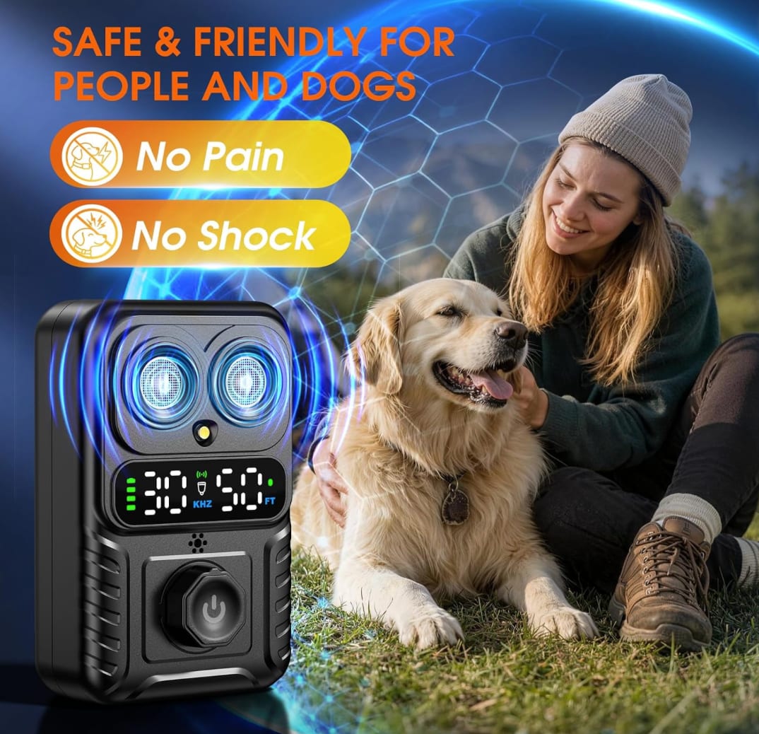 2X Automatic Bark Control Box, Smart Dog Bark Deterrent Device, Anti Barking Device for Dogs Stop Neighbor’s Dog Barking — image 3 of 6