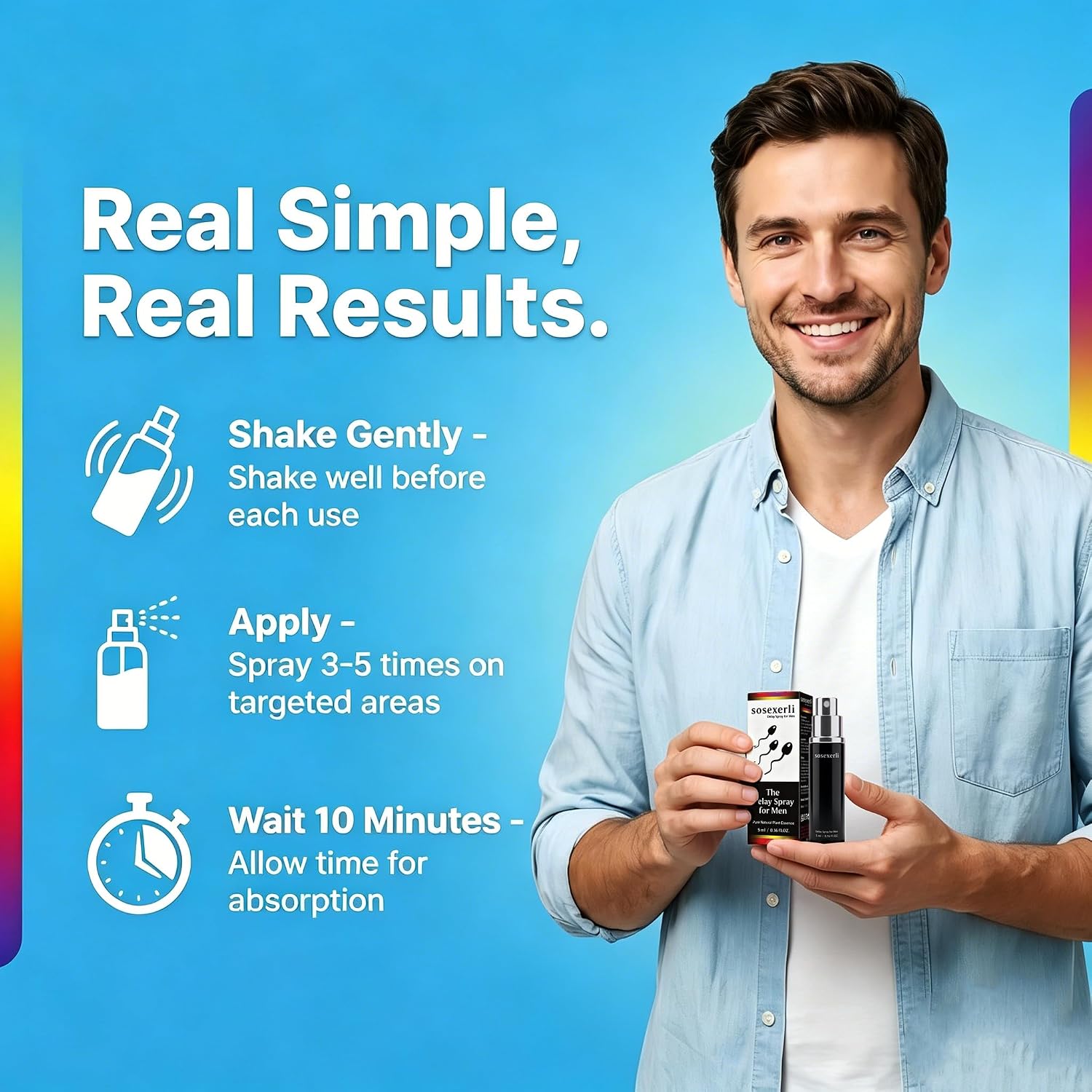 Delay Spray for Long Last Men, Fast-Acting for Extended Intimate Comfort — image 7 of 9