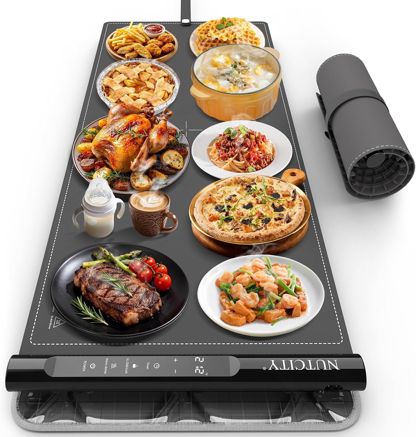Extra Large Food Warming Mat 32" x 16" with Insulation Pad — image 9 of 9
