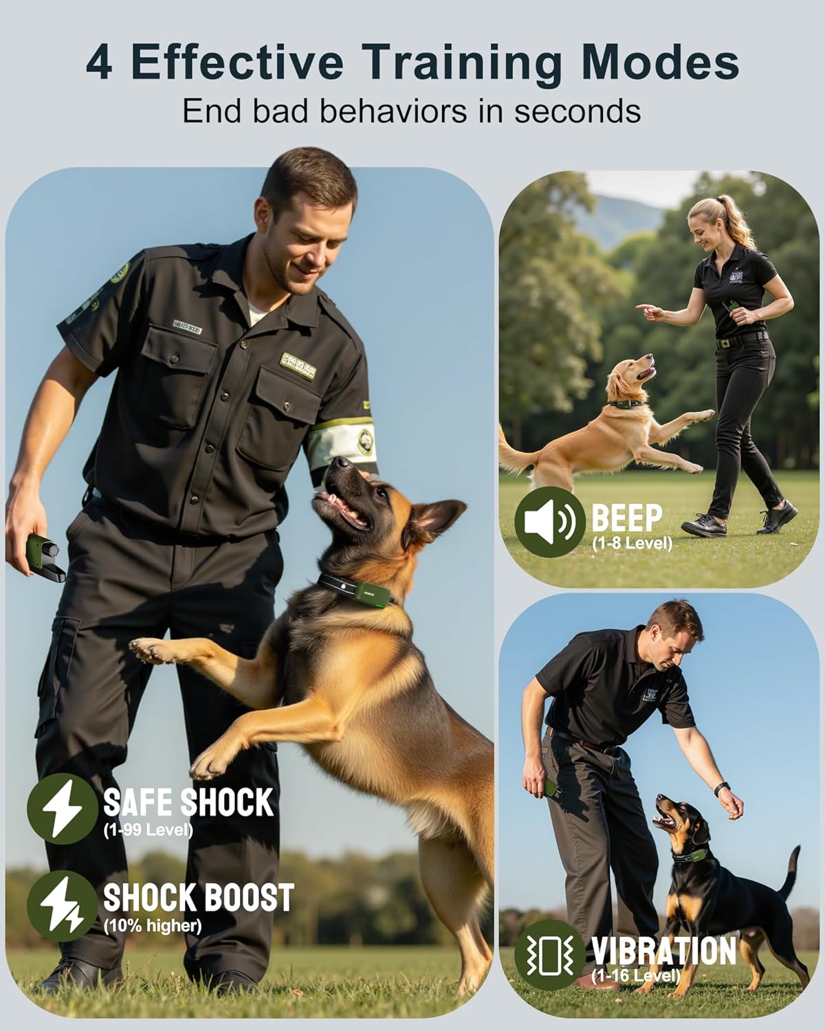 Dog Shock Collar - 4500FT Dog Training Collar with Remote for 10-120lbs Dog — image 2 of 8