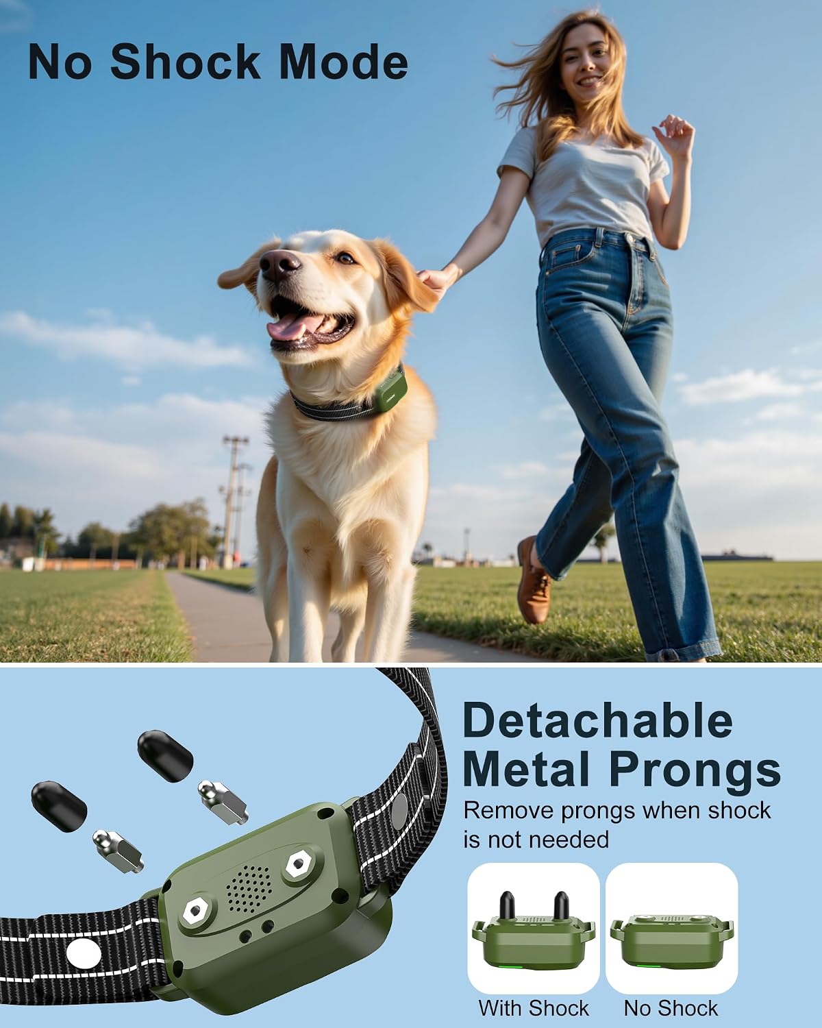 Dog Shock Collar - 4500FT Dog Training Collar with Remote for 10-120lbs Dog — image 5 of 8