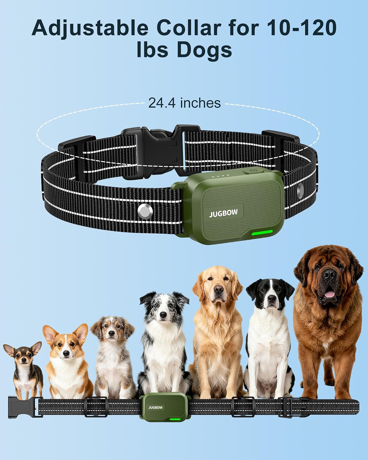 Dog Shock Collar - 4500FT Dog Training Collar with Remote for 10-120lbs Dog — image 6 of 8
