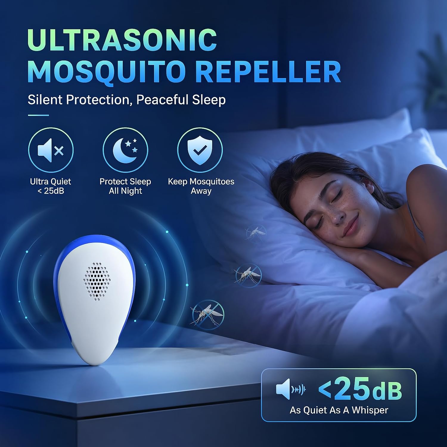 Pest Pro 2026 Ultrasonic Pest Repeller Indoor, Plug in Pest Repellent Ultrasonic Device for Mice, Rodents, Spiders, Roaches and Bugs, Electronic Mouse Repellent for Home, Kitchen, Office, 6 Pack — image 4 of 6