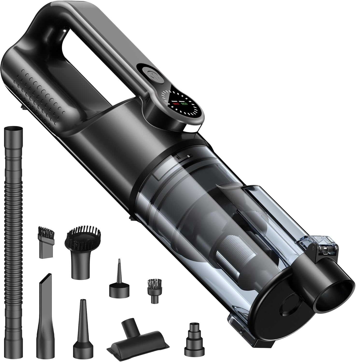 25Kpa Handheld Vacuum Cordless Cleans Car, Home and Office Fast