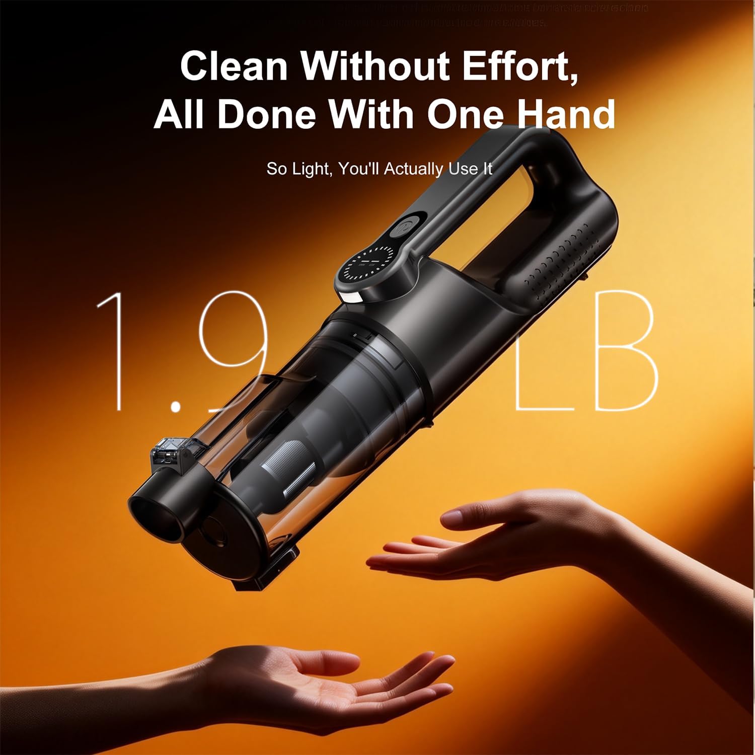25Kpa Handheld Vacuum Cordless Cleans Car, Home and Office Fast — image 6 of 8