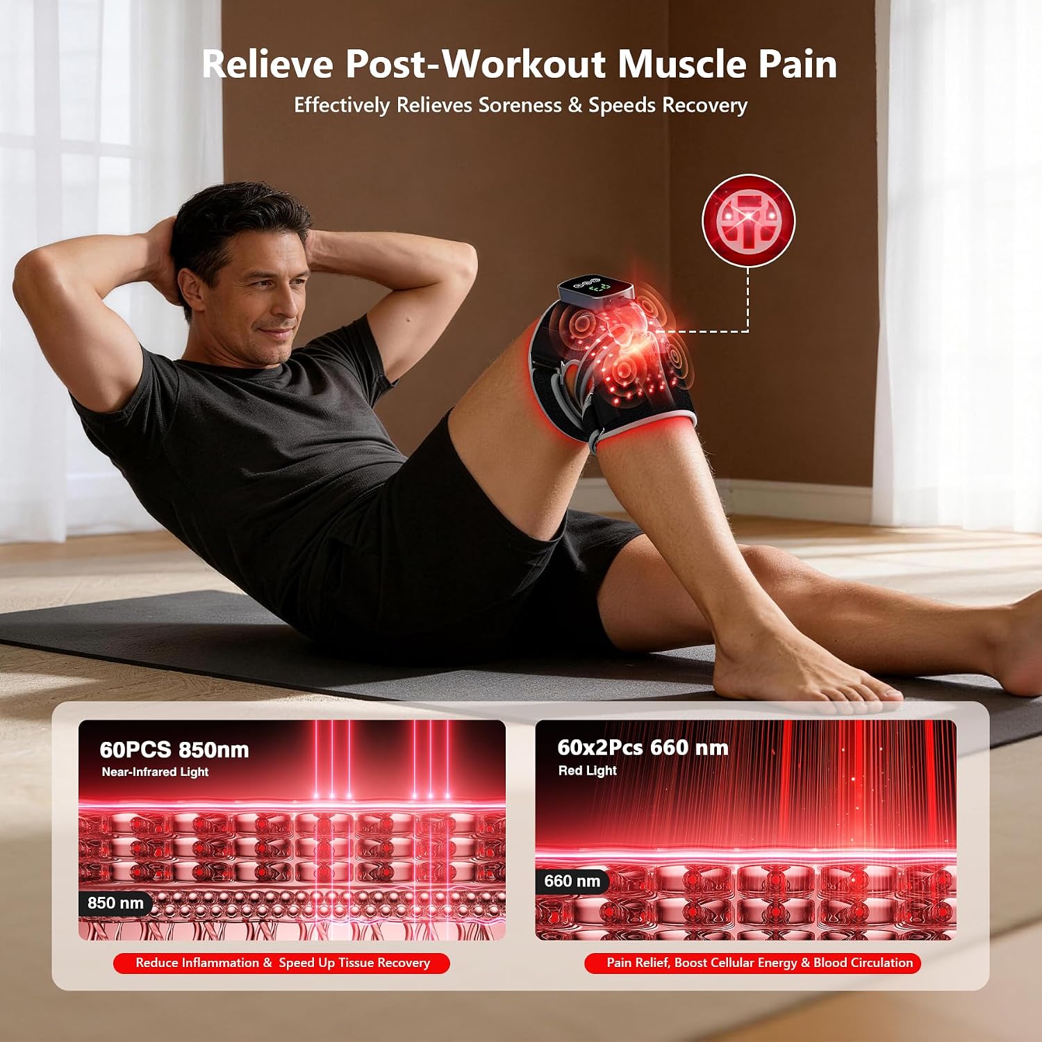 Heated Knee Massager — image 4 of 9