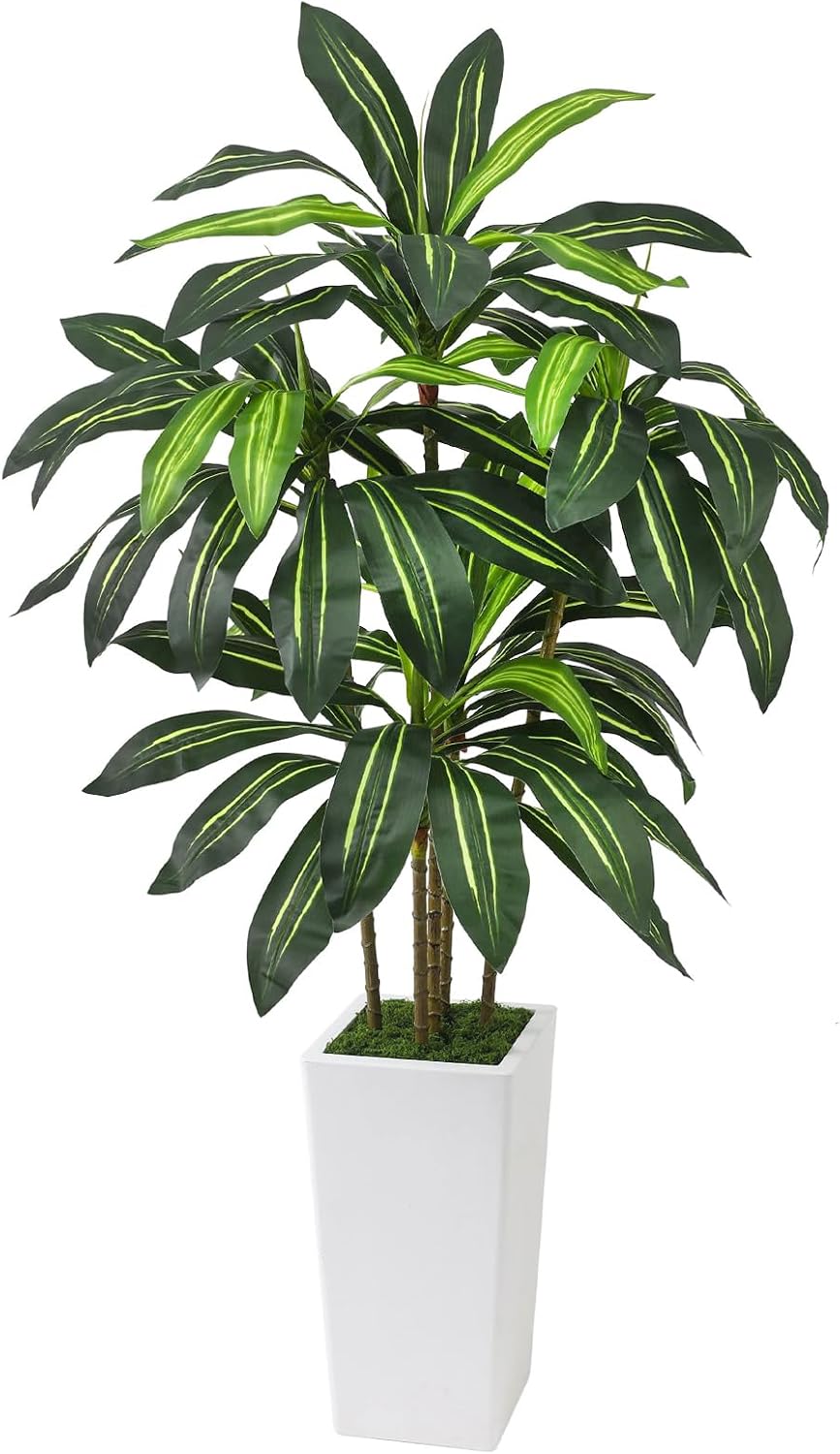 5FT Artificial Dracanea Plant with Heavy Duty Planter — image 9 of 9