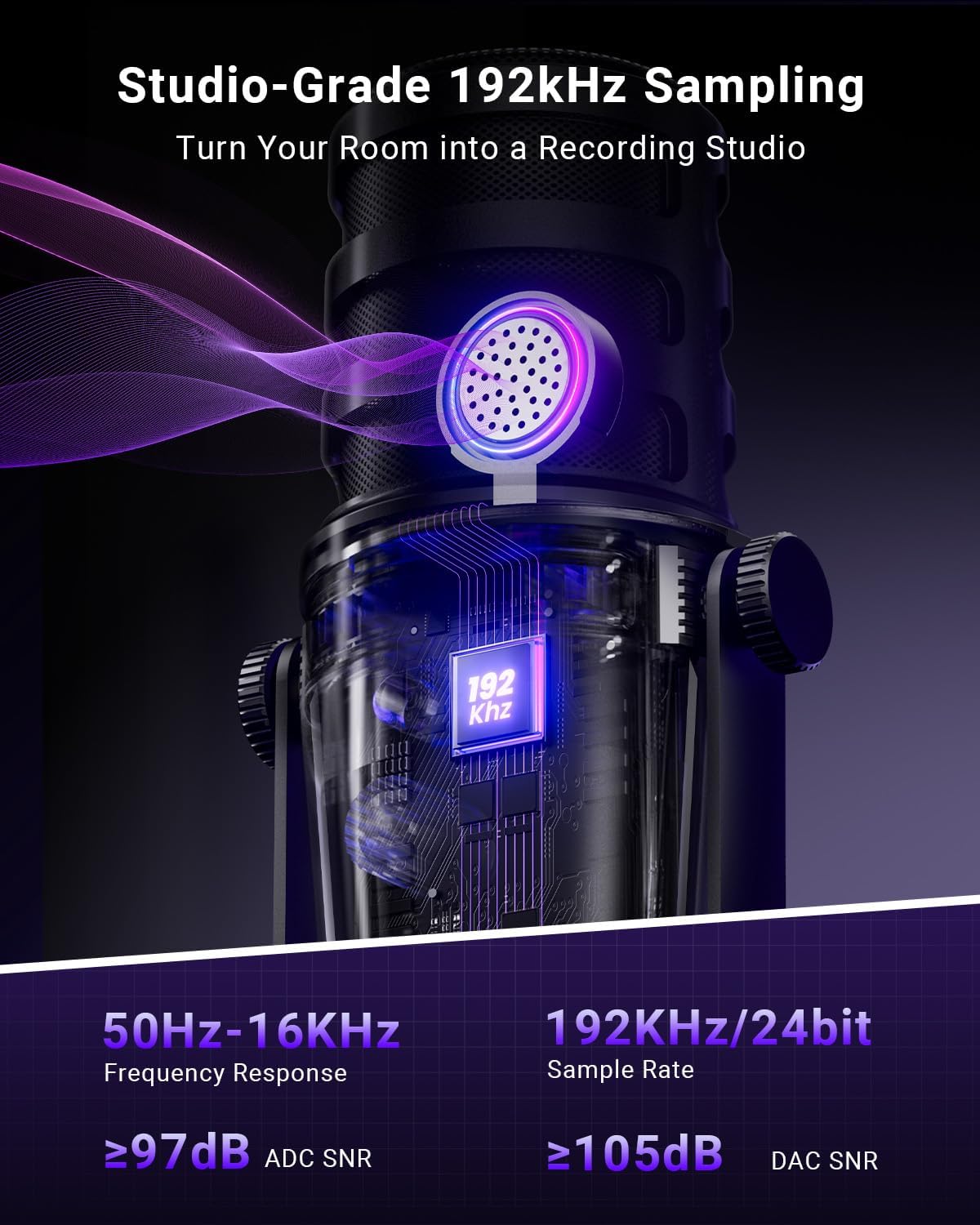 MH-01 RGB USB Condenser Microphone — image 2 of 8