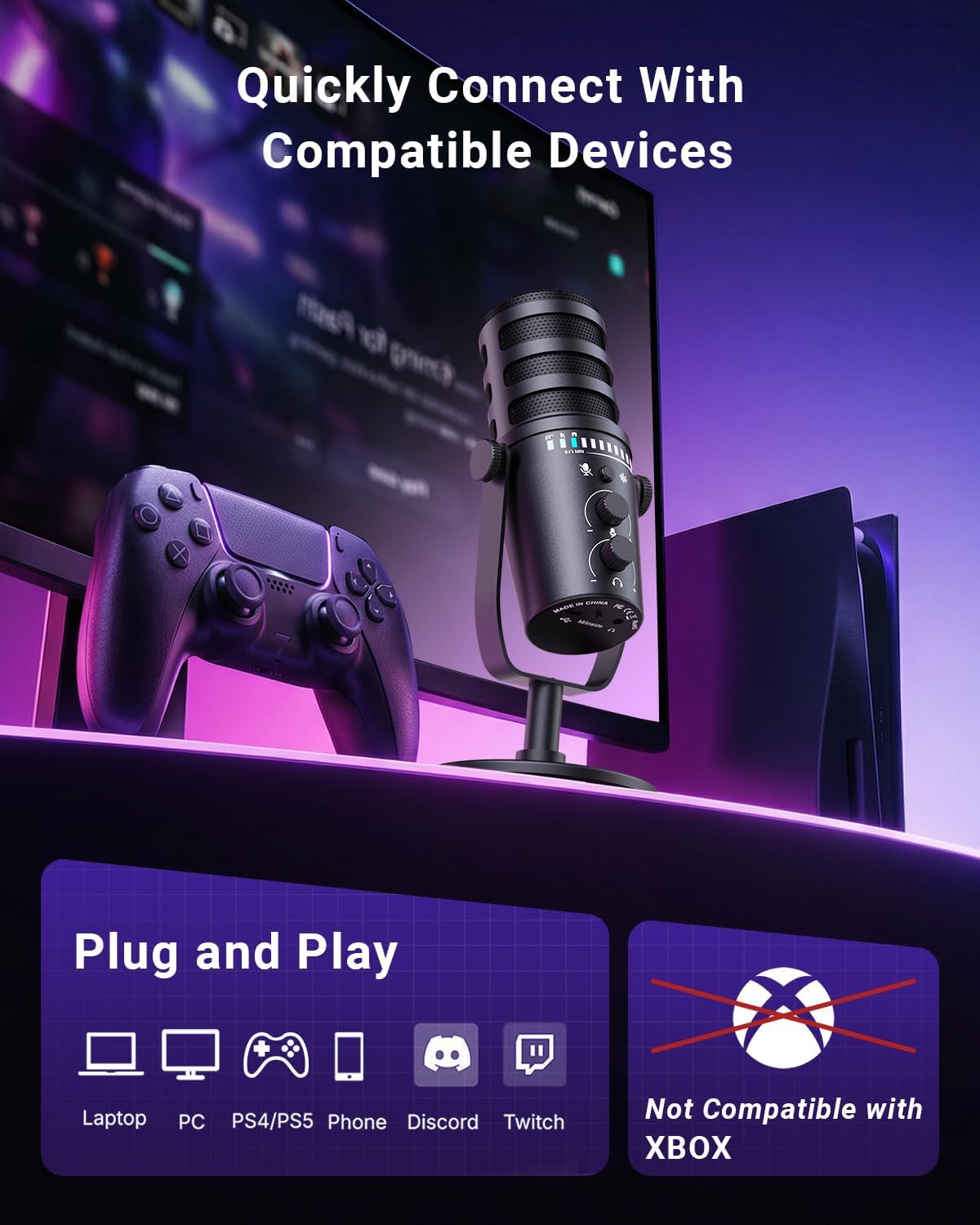 MH-01 RGB USB Condenser Microphone — image 8 of 8