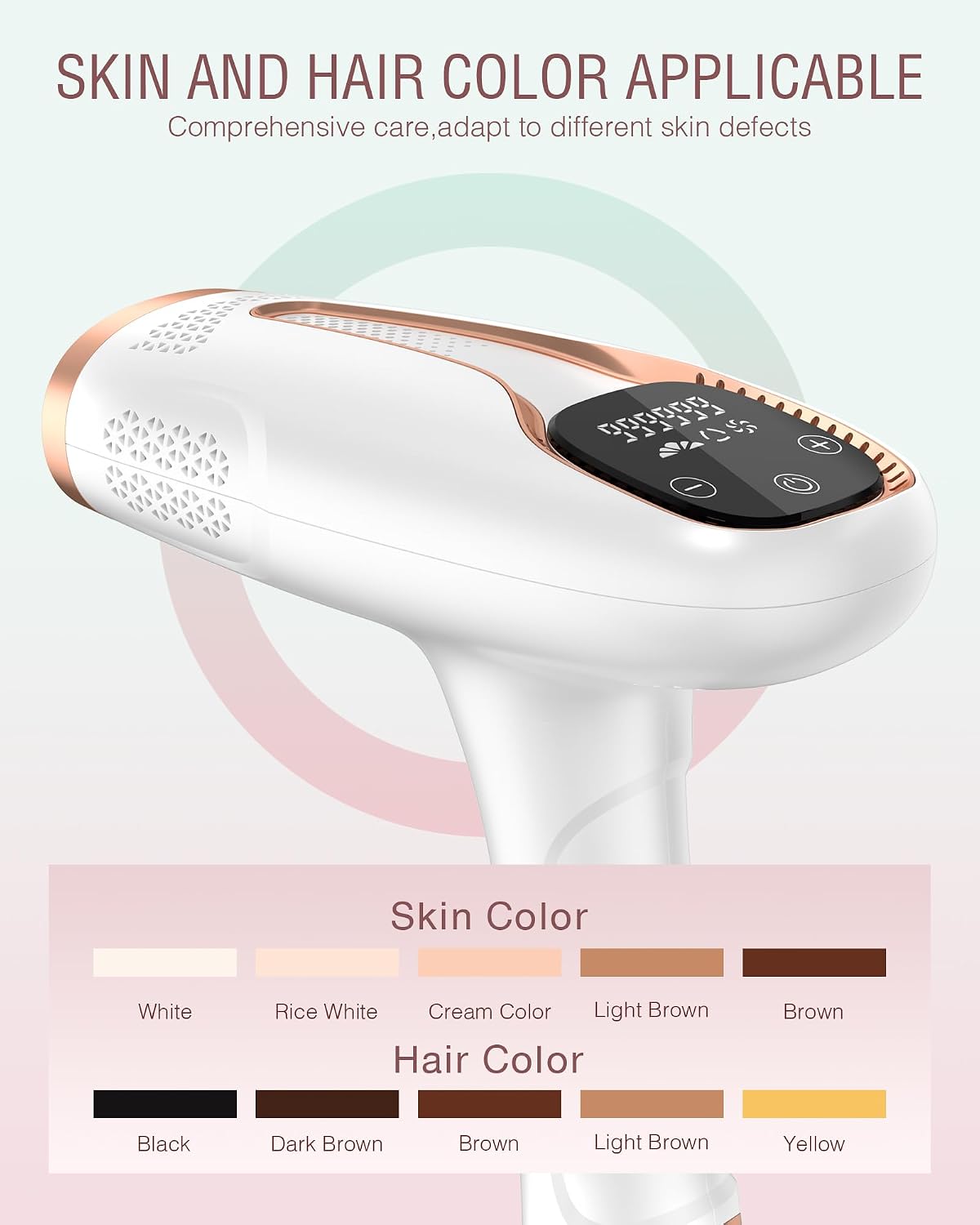 At-Home 21J IPL Hair Removal Device for Women & Men, Painless 92% Reduction — image 4 of 9