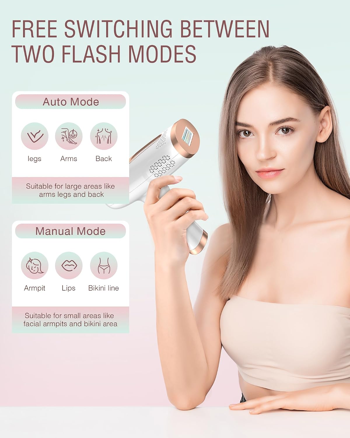 At-Home 21J IPL Hair Removal Device for Women & Men, Painless 92% Reduction — image 8 of 9
