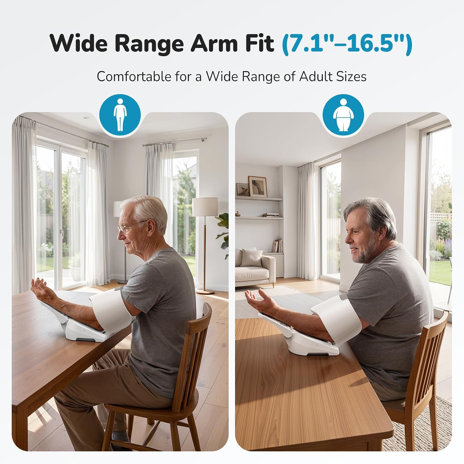 Blood Pressure Monitor for Home Use, No-Wrap Auto-Fit Design — image 3 of 9