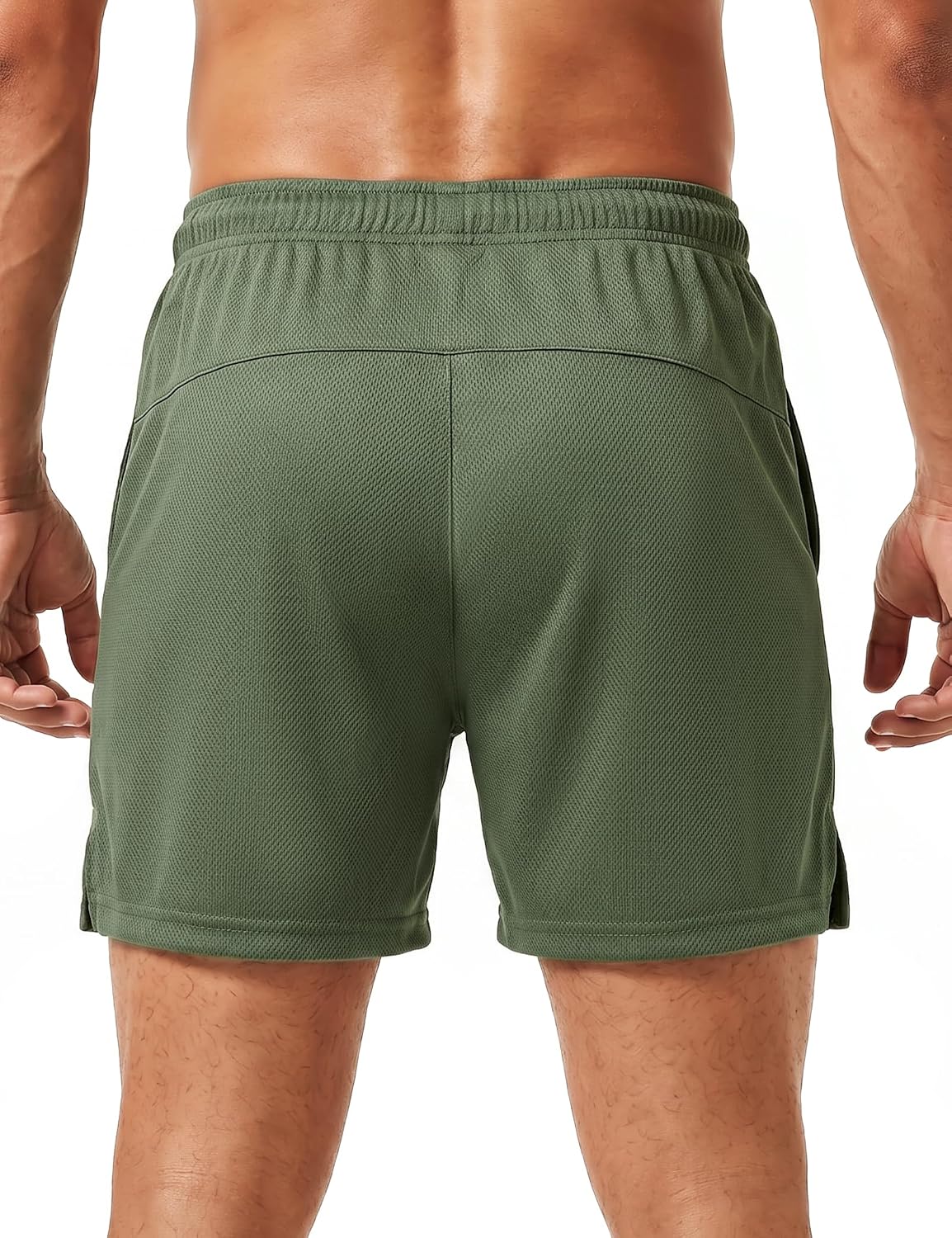 2 Pack Men's Athletic Shorts 5" Quick Dry for Gym Running Workout — image 4 of 7