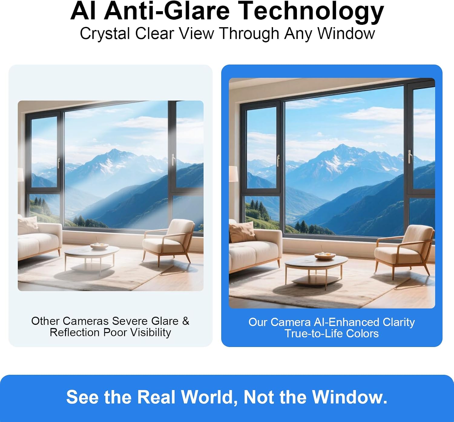 2K Wireless Window Camera with 45-Day Battery, 2.4/5G WiFi, 6s Pre-Roll — image 7 of 7