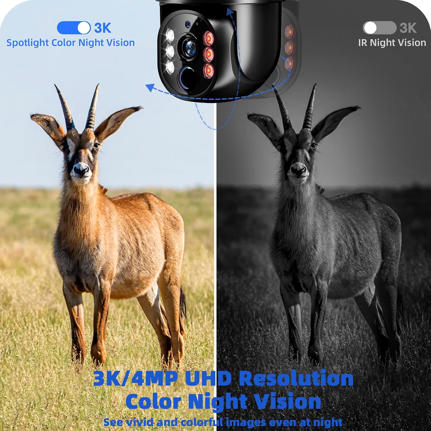 4G LTE Solar PTZ Security Camera (Bluetooth only; No Wi-Fi) — image 4 of 8