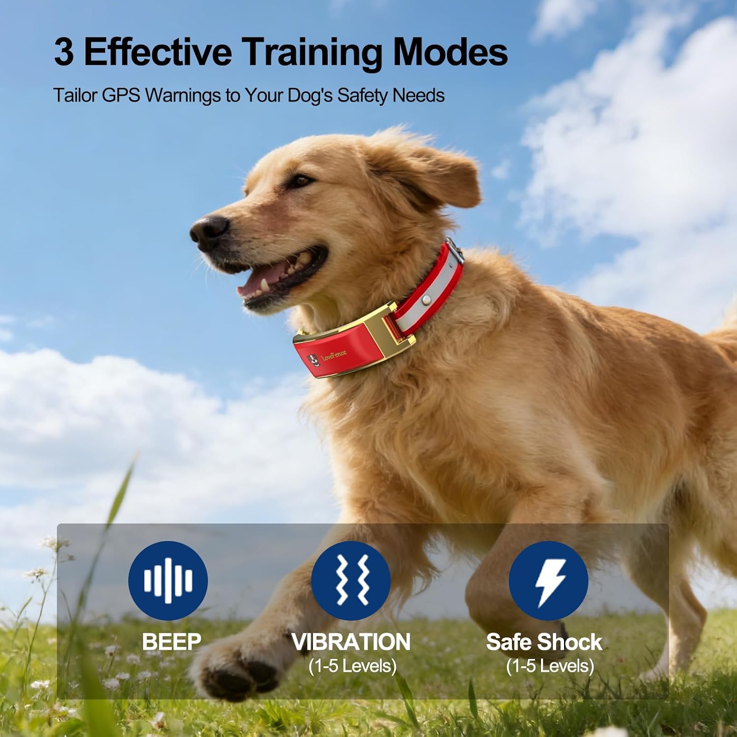 GPS Wireless Dog Fence, No Monthly Fee for Medium & Large Dogs — image 7 of 7
