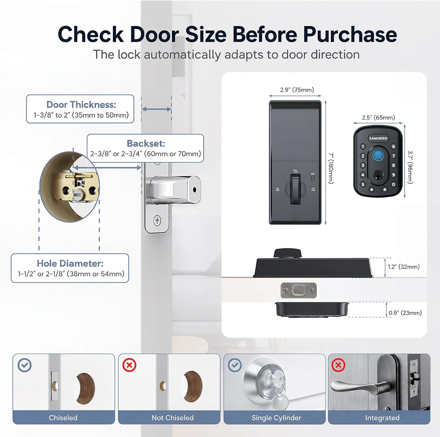 Keyless Entry Door Lock — image 6 of 7