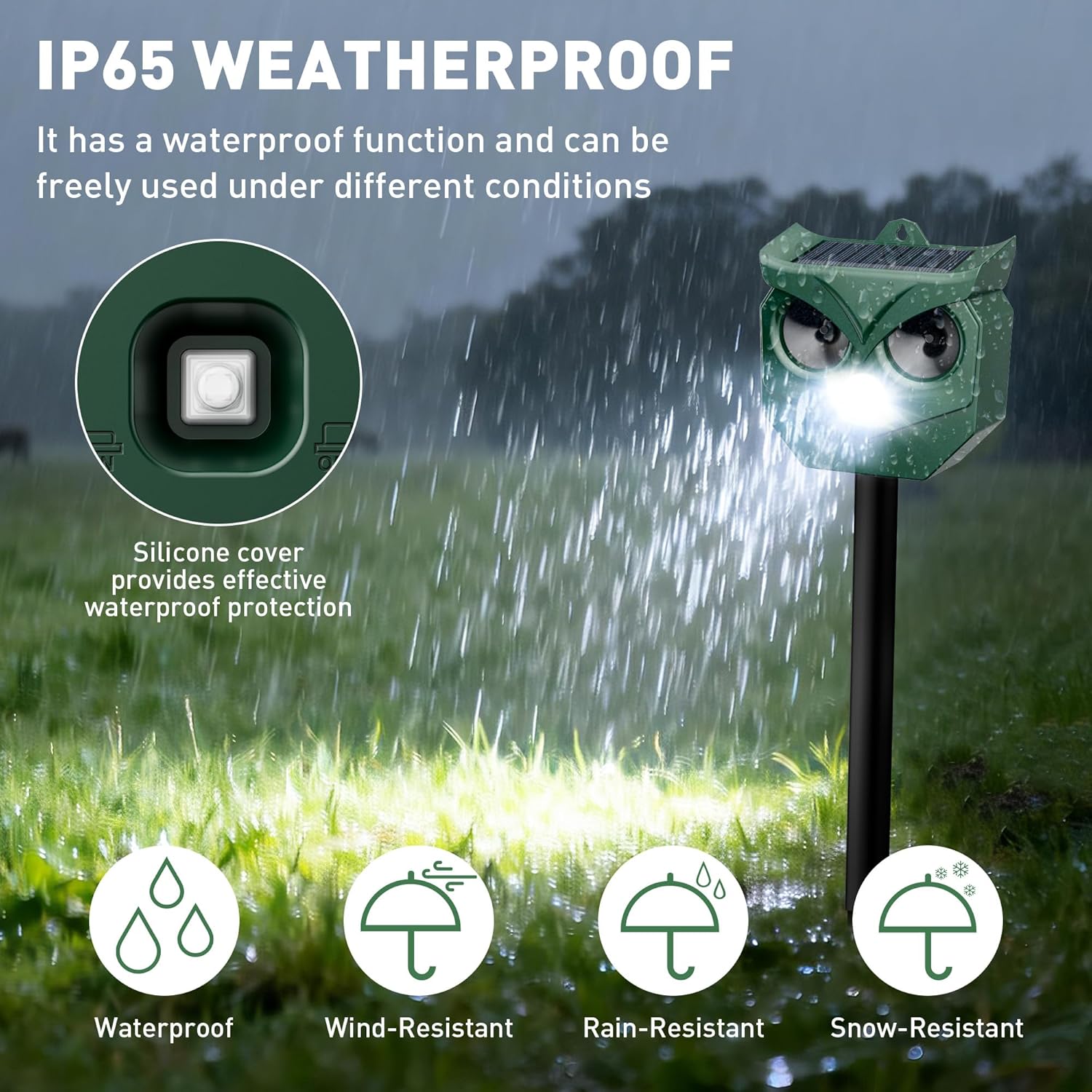 Solar Outdoor Animal Repeller — image 3 of 8