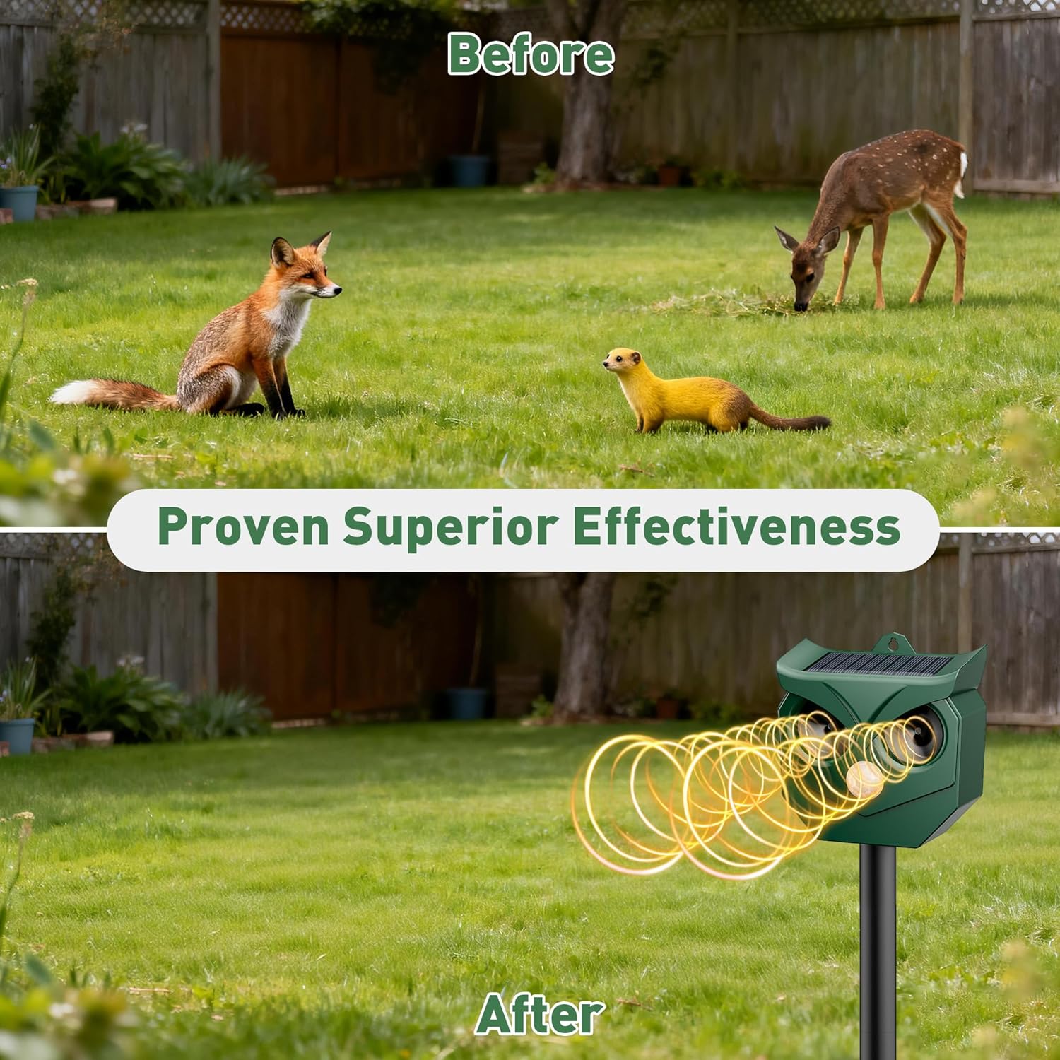 Solar Outdoor Animal Repeller — image 5 of 8