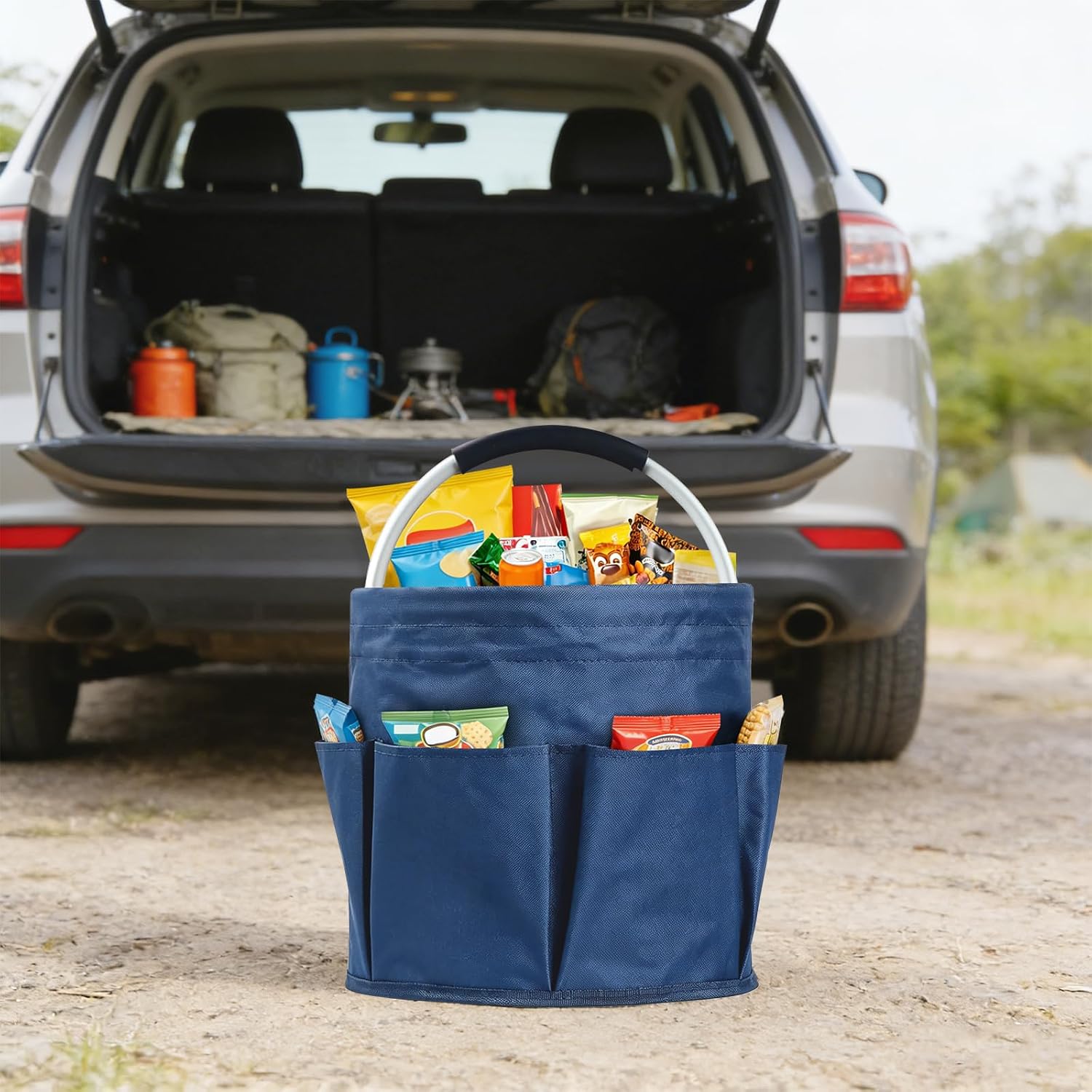 17L Cleaning Caddy with Handle and 6 Pockets — image 6 of 7