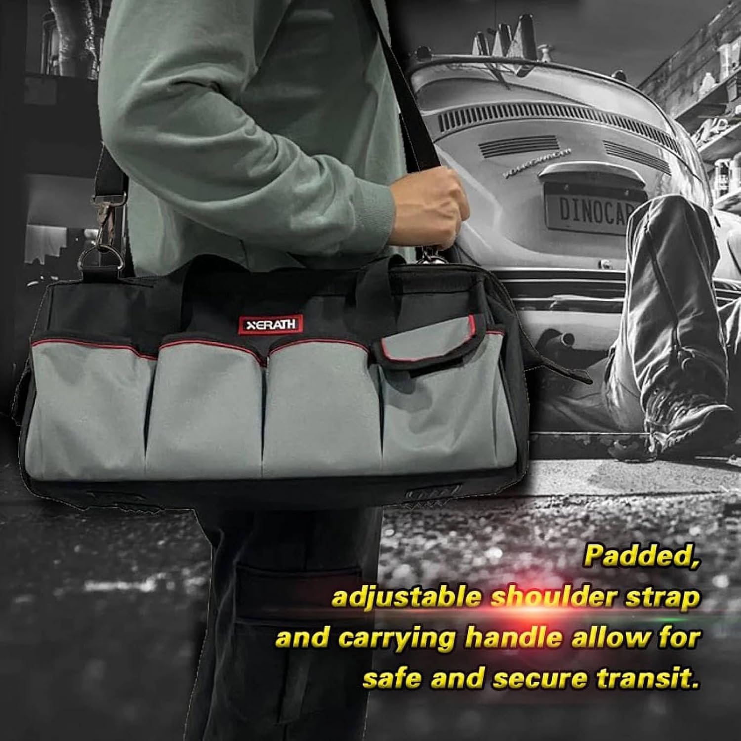 18 inch Multi-Functional Tool Bag Wide Soft Gate Mouth, Tool Storage Bag — image 4 of 7