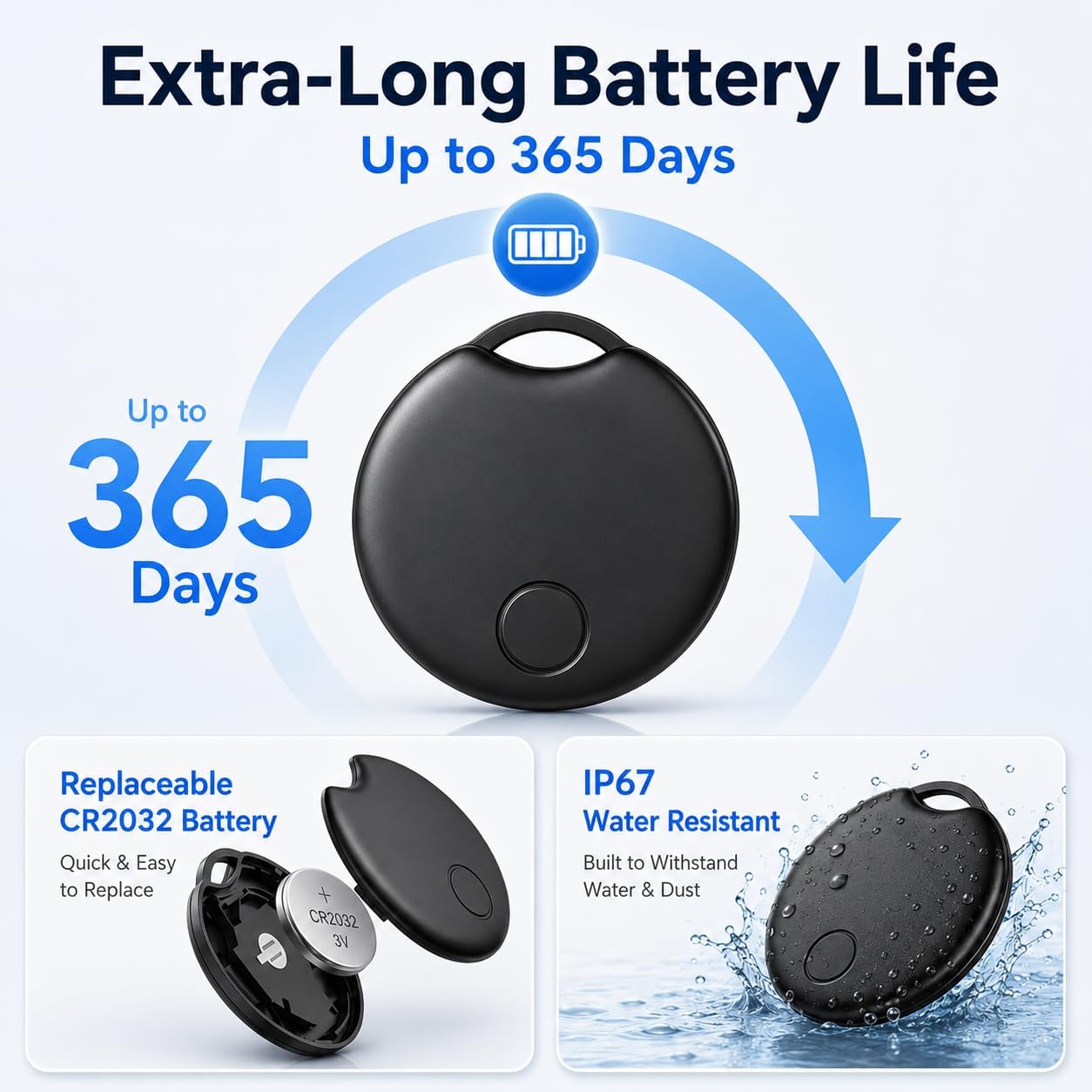 2026 Tracker Smart Tags for iOS and Android,Dual System Android Tracker Tags Bluetooth Key Finder Compatible with iOS and Android for Keys, Luggage and More — image 4 of 7