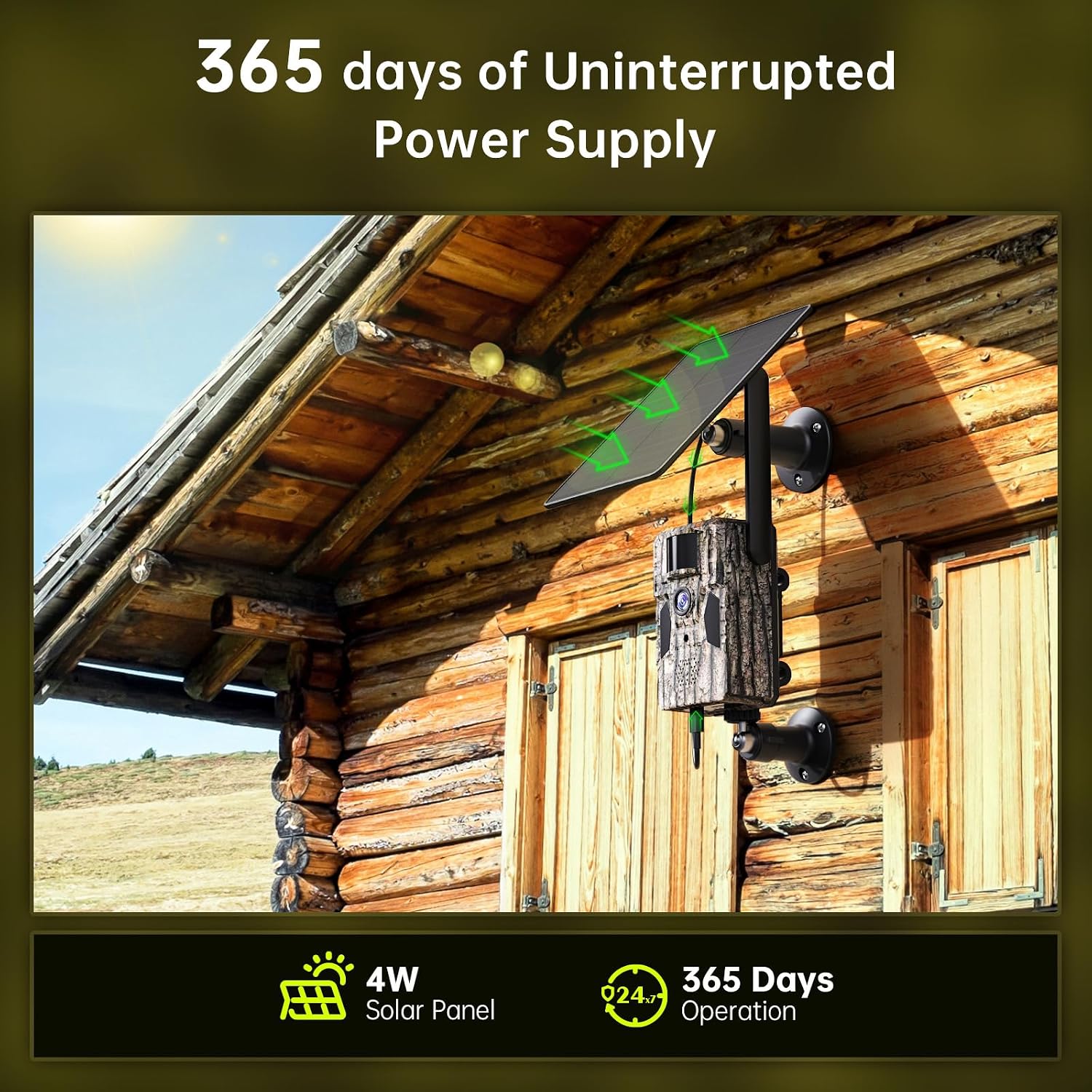 4G LTE Solar Cellular Trail Camera — image 2 of 8
