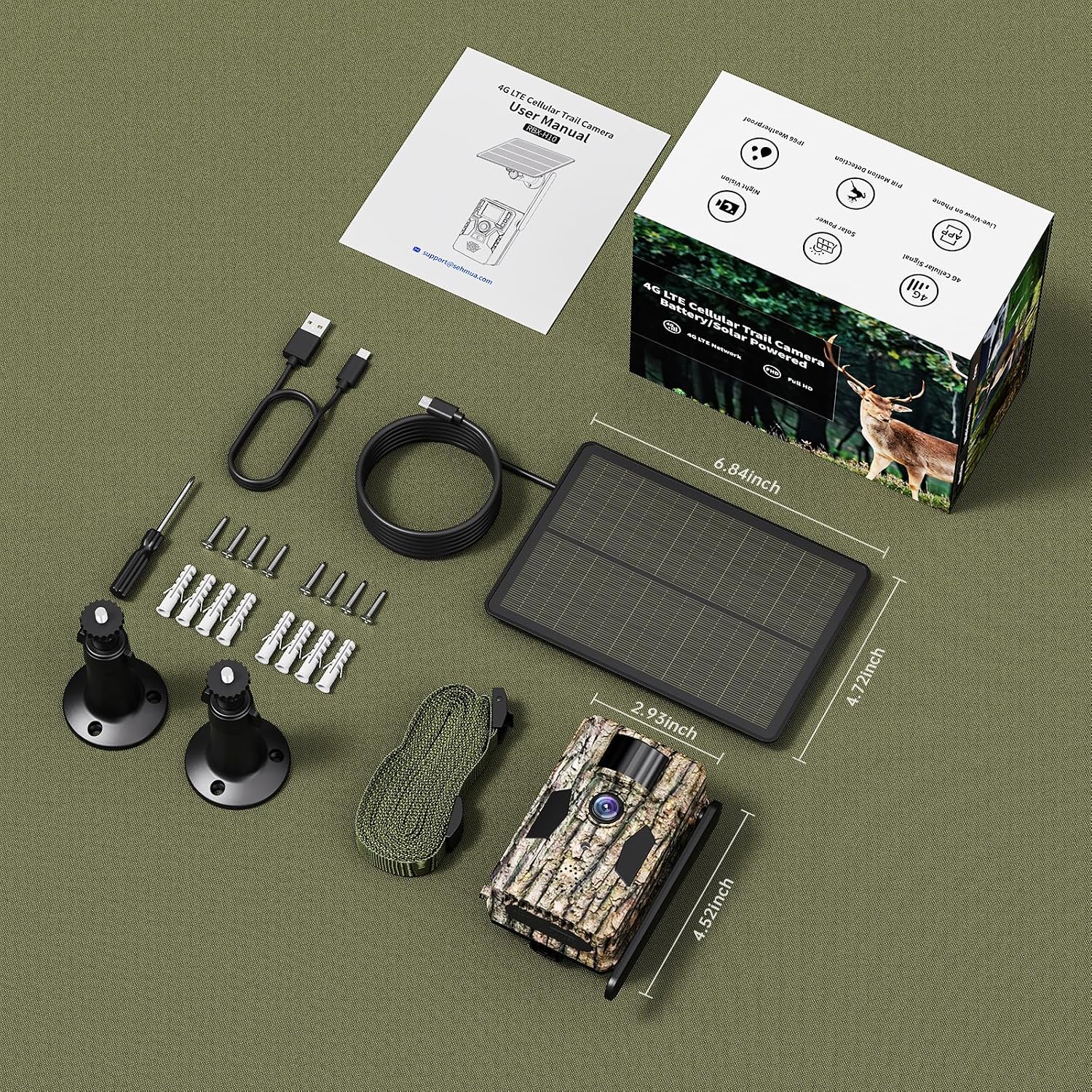 4G LTE Solar Cellular Trail Camera — image 8 of 8