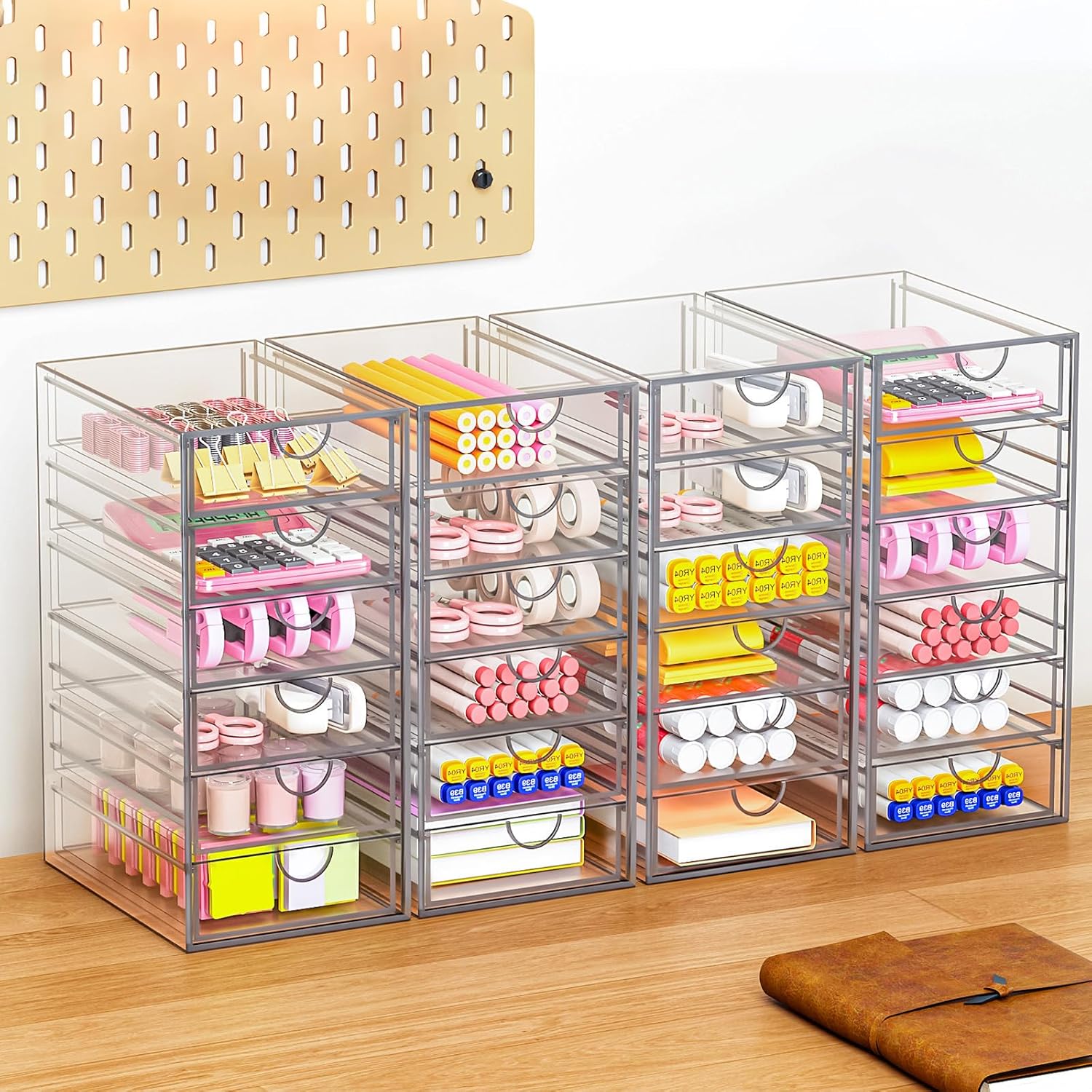 Acrylic Makeup Organizer with 19 Drawers,Storage Drawer Organizer — image 4 of 8