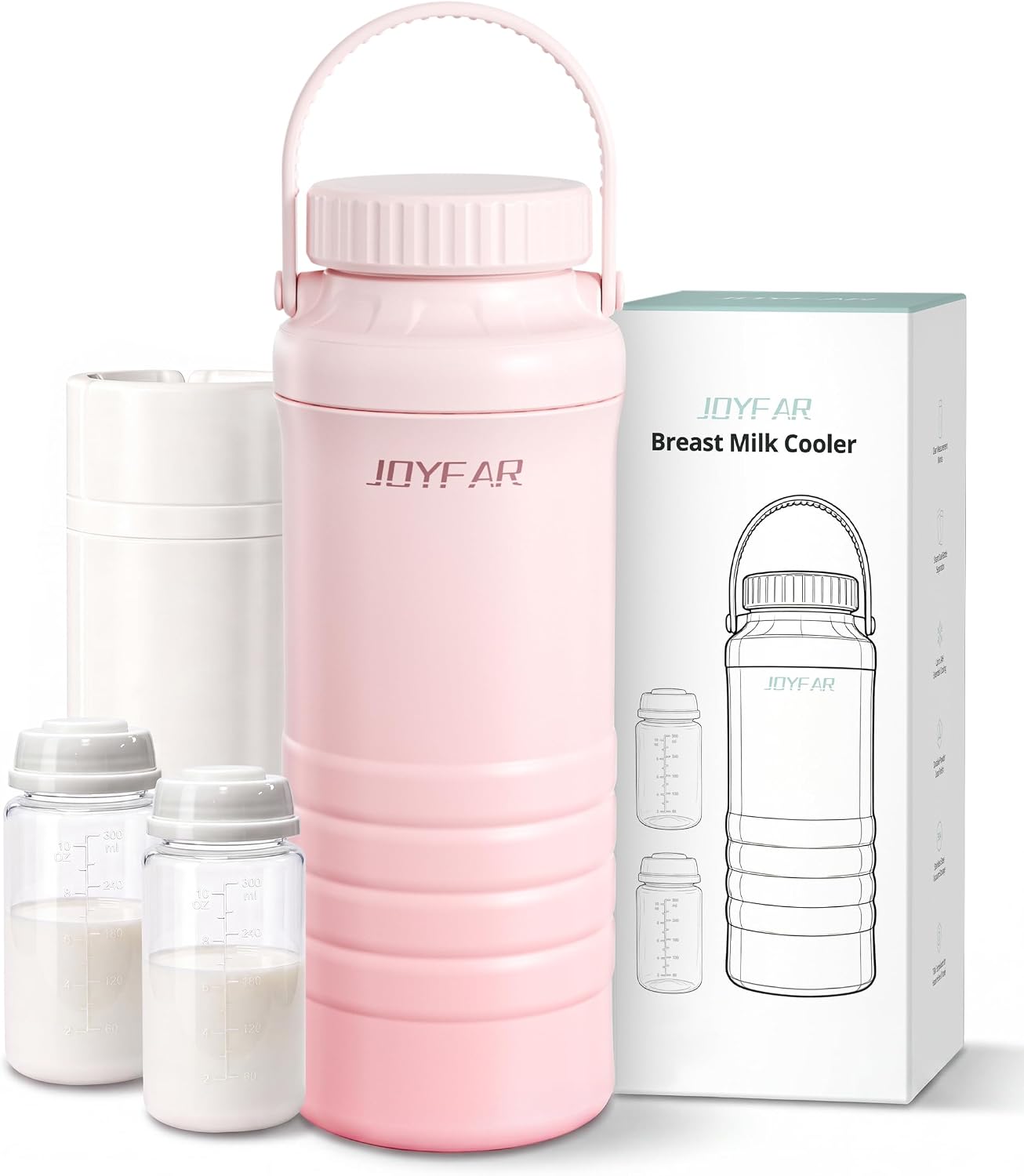 22oz Portable Breast Milk Cooler for Outdoor (Purple) — image 2 of 3