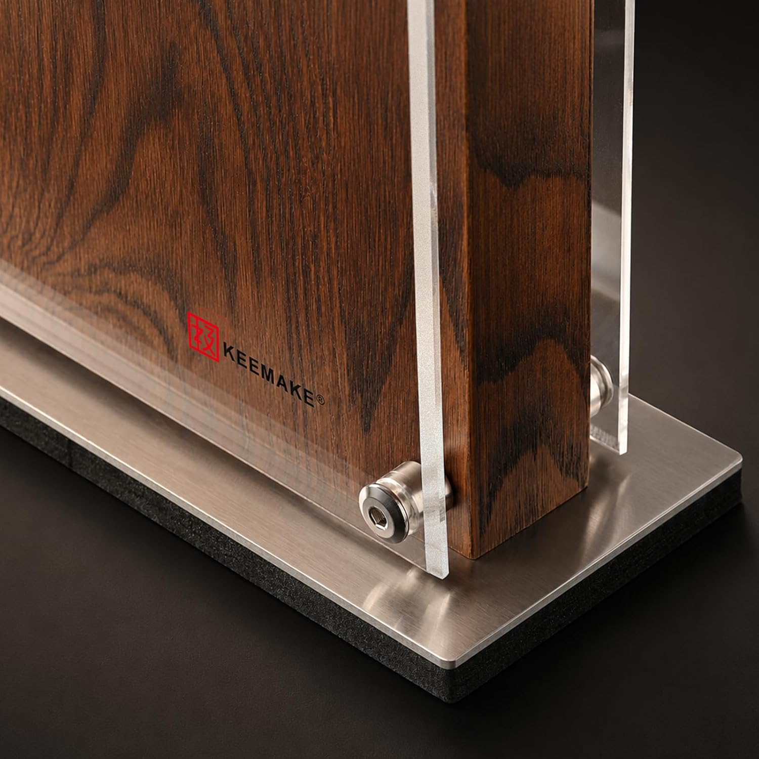 Magnetic Kitchen Knife Block Holder with Acrylic Shield — image 3 of 9