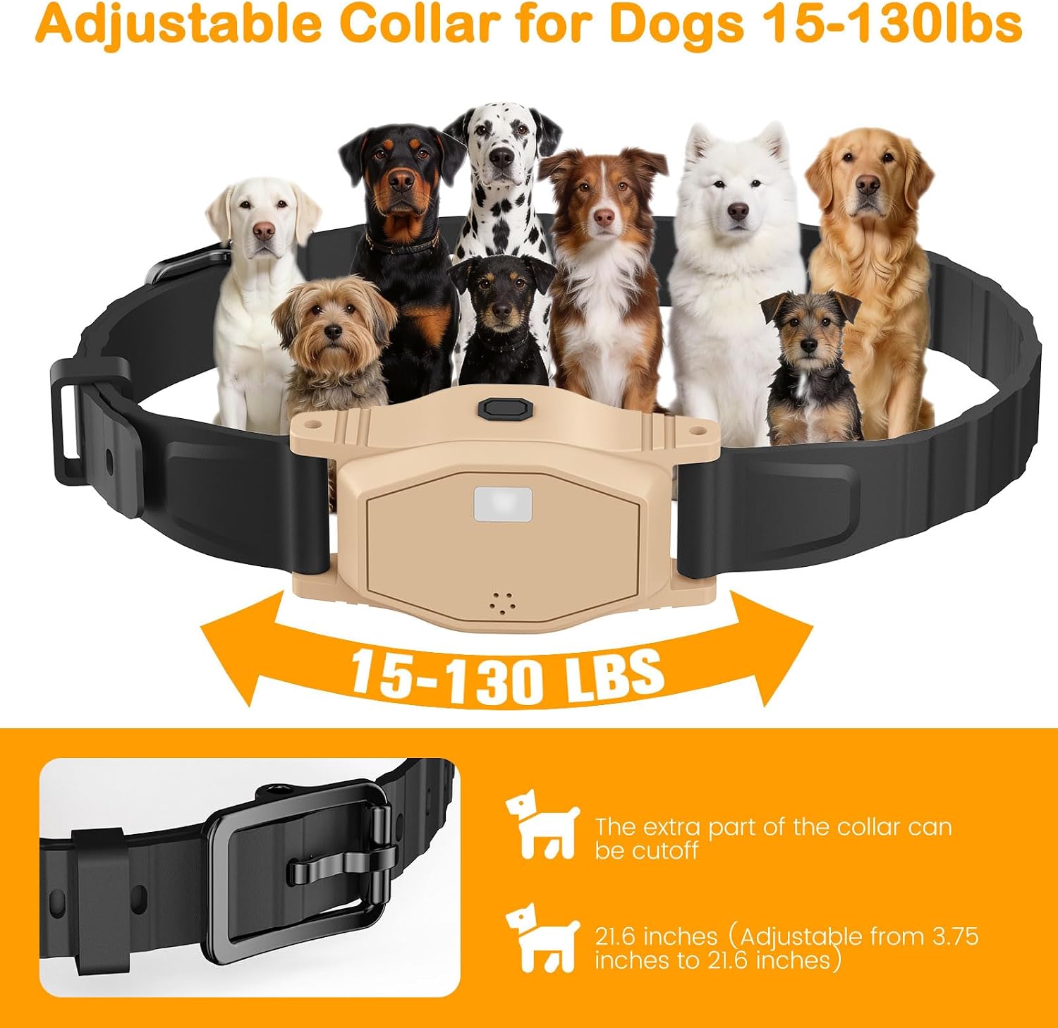 4-in-1 Wireless Dog Fence System for Medium Large Dogs, Remote Training — image 8 of 8