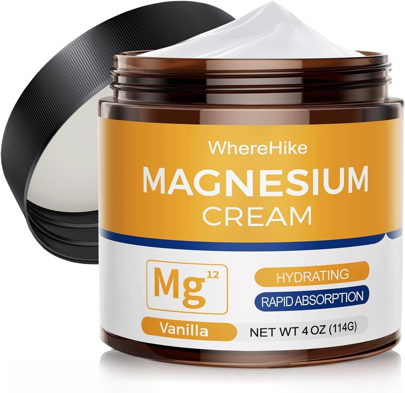 Natural Topical Magnesium Cream – Magnesium Lotion for Nighttime Skin Care, Lightweight Moisturizing Body Cream for Deep Hydration-Lavender — image 8 of 9