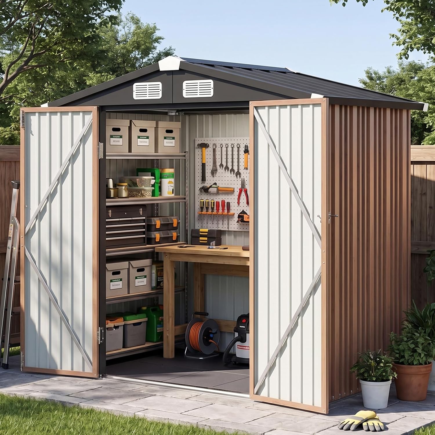 6 x 4 Garden Tool Shed — image 9 of 12