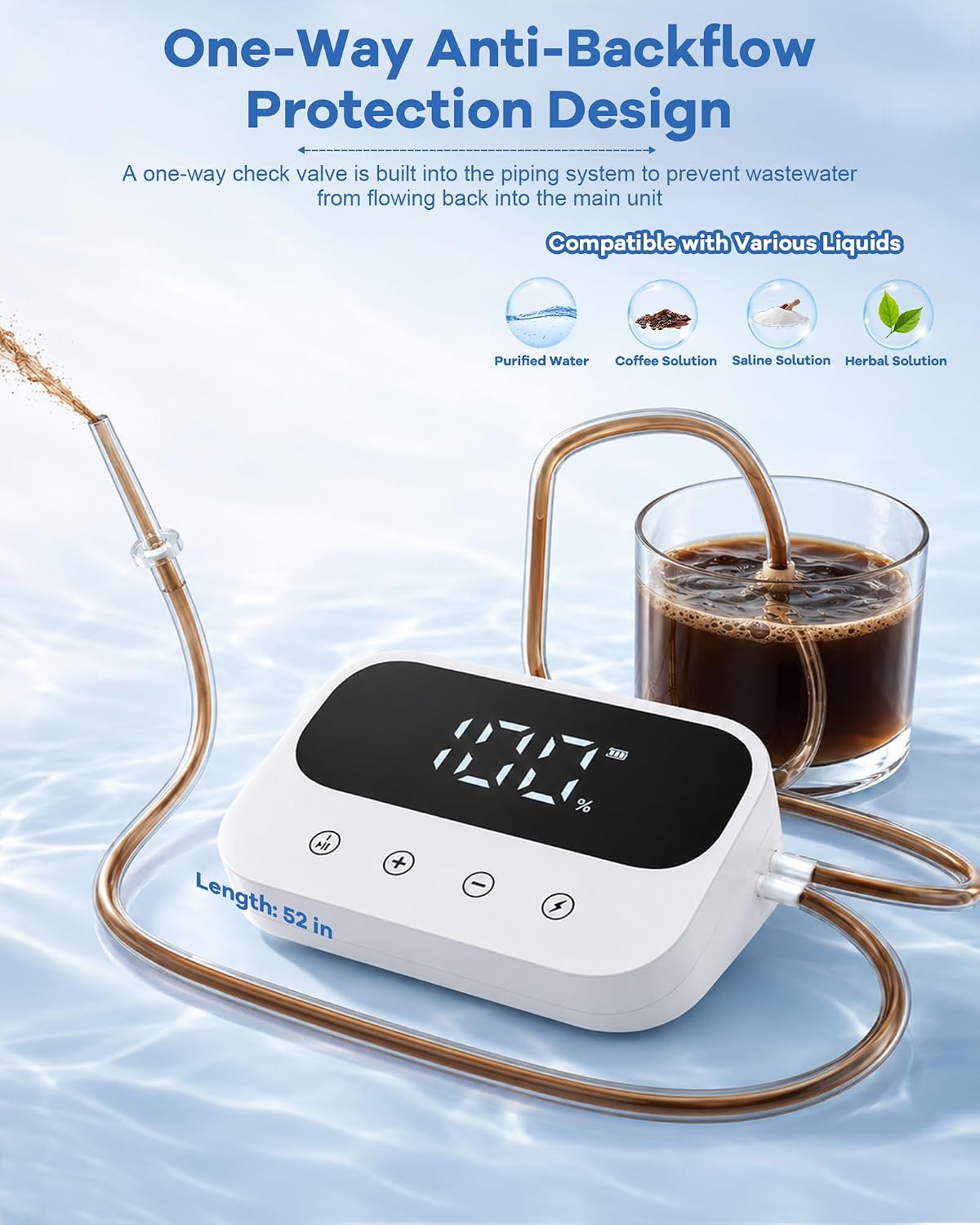 Electric Enema Kit, Rechargeable Cleansing System for Women and Men at Home — image 4 of 9