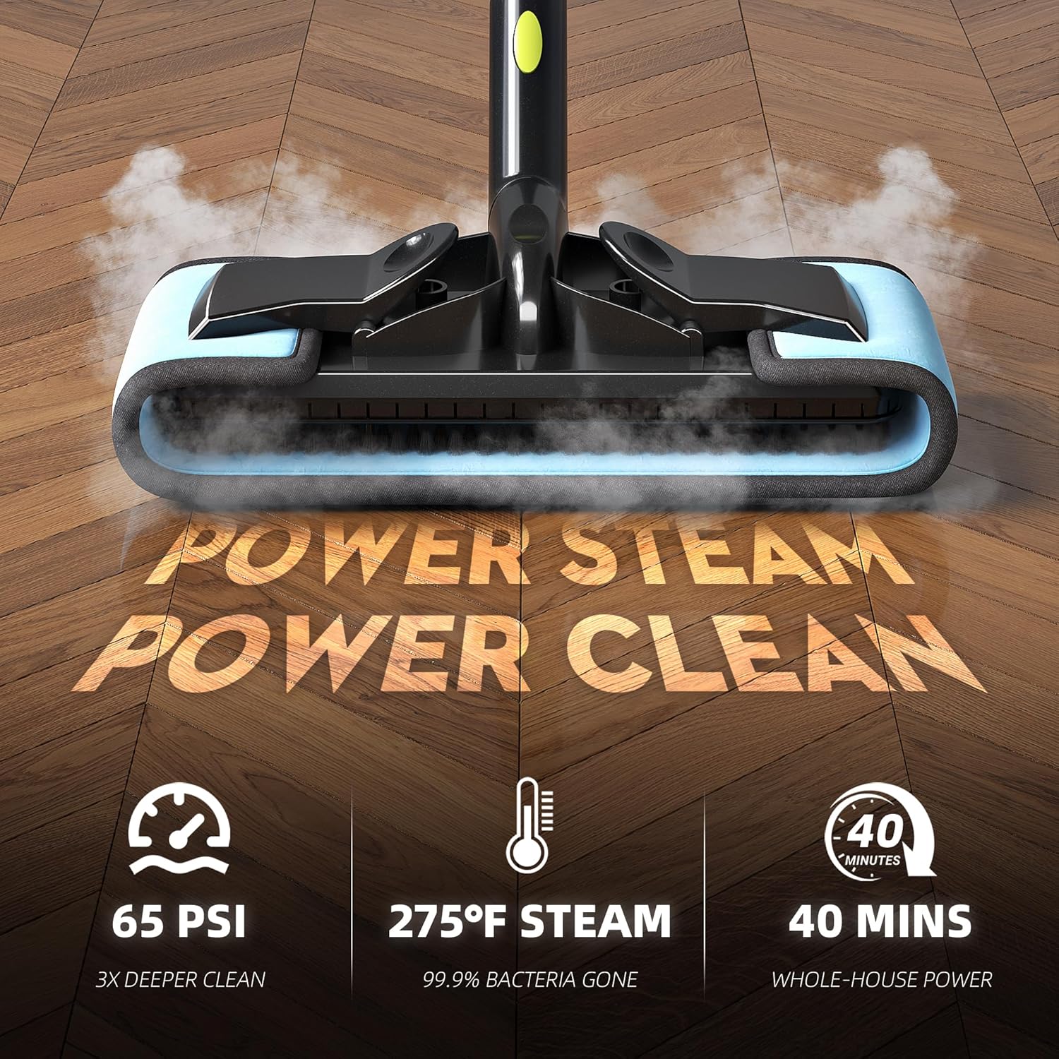 Steam Cleaner for Home, Hardwood Floors, Bathroom, Kitchen & Car Detailing — image 2 of 8