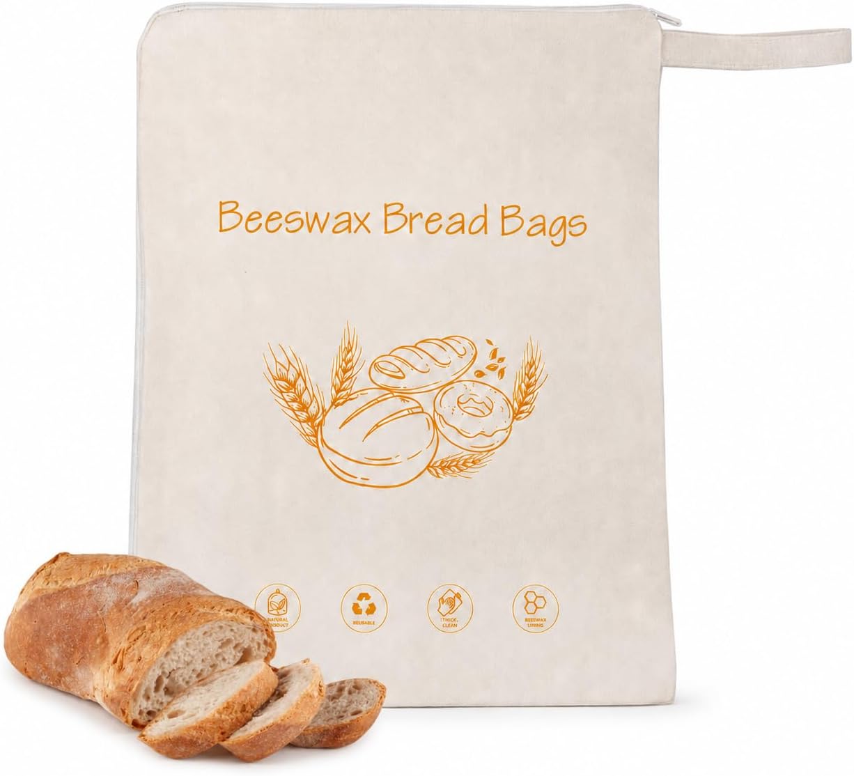Beeswax Bread Bag — image 2 of 8