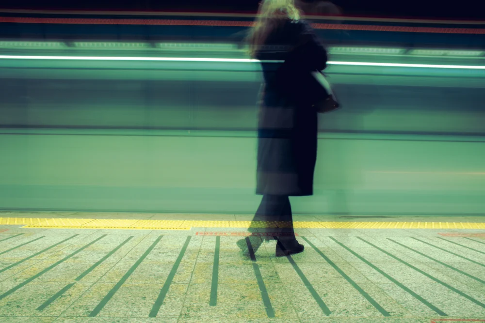 fast moving subject