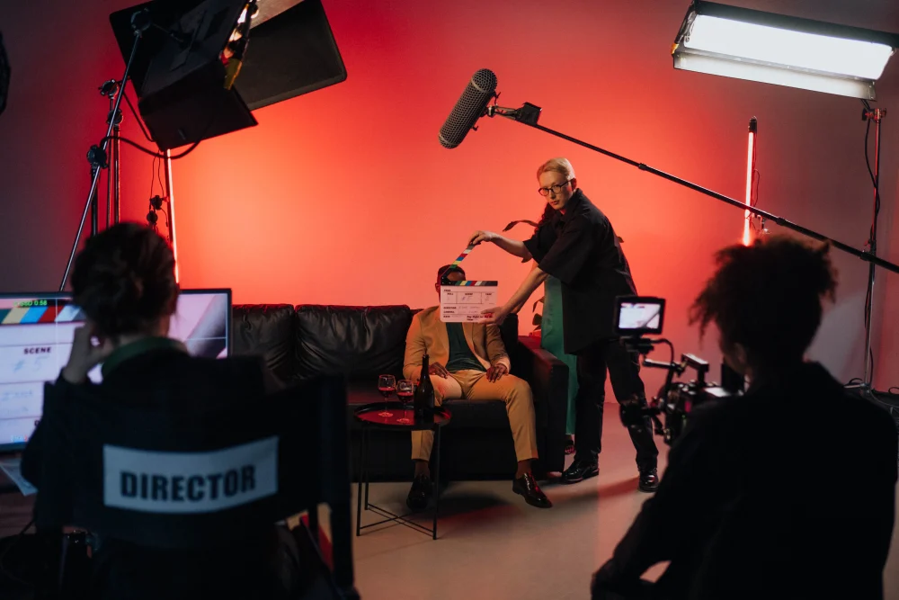 film production set