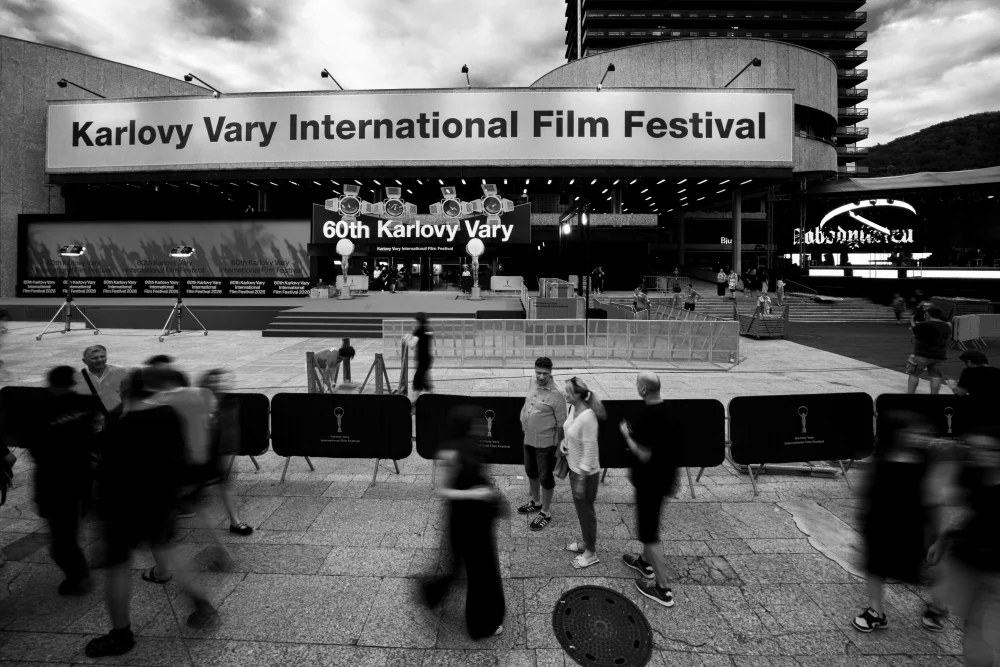 film festival crowd