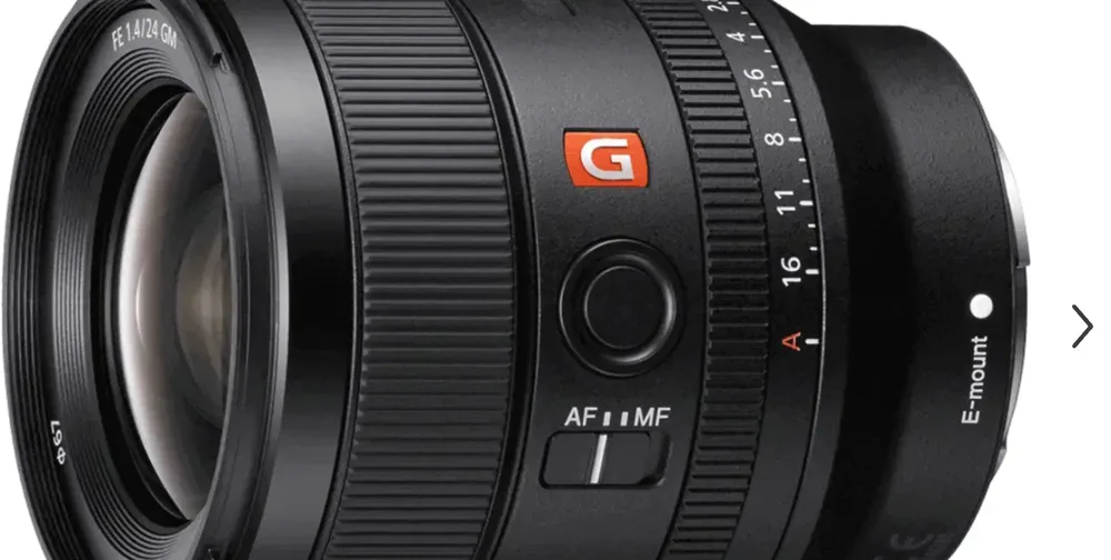 Sony FE 24mm f1.4 GM Prime Lens
