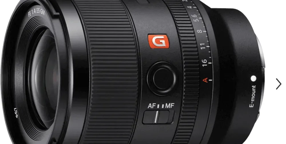 Sony FE 35mm f1.4 GM Prime Lens