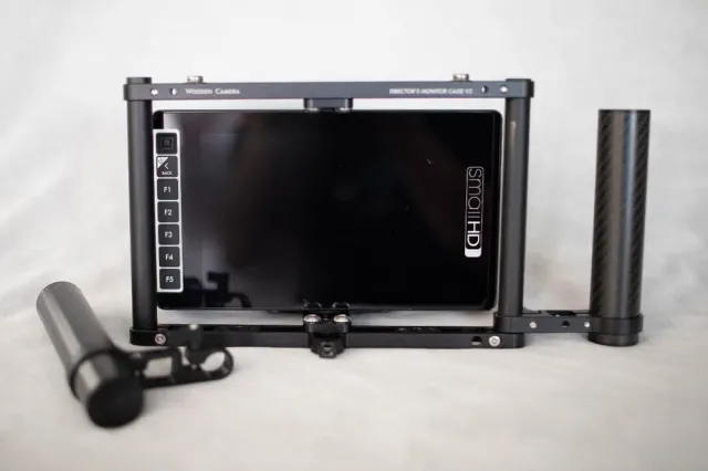 SmallHD 703 Ultrabright with Wooden Camera Monitor Cage
