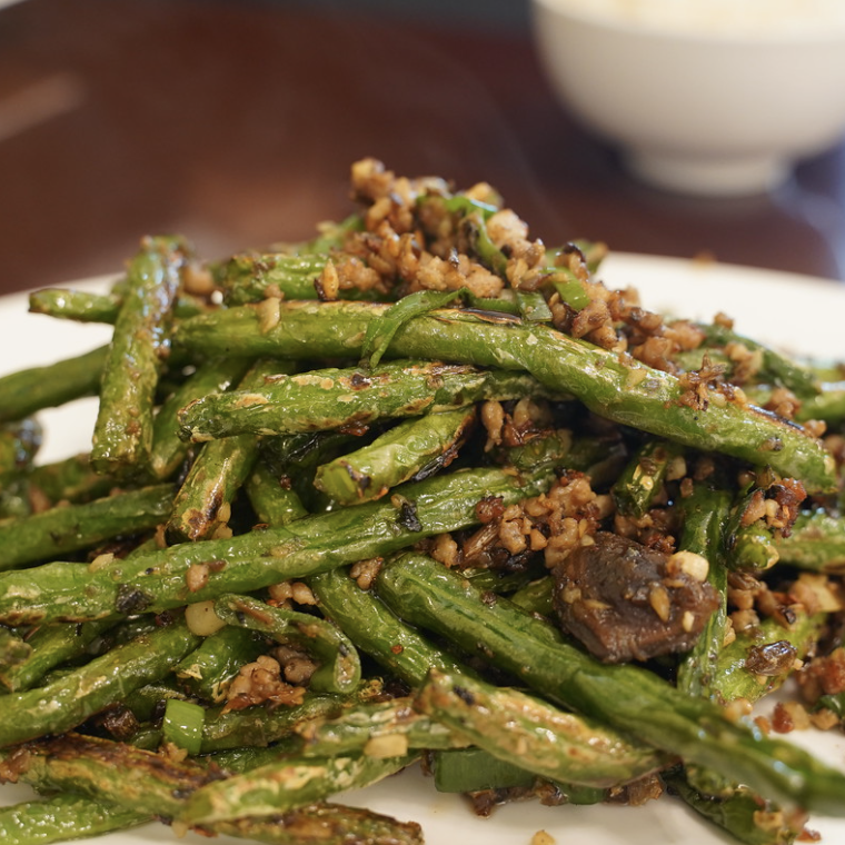 Fried Garlic Green Beans