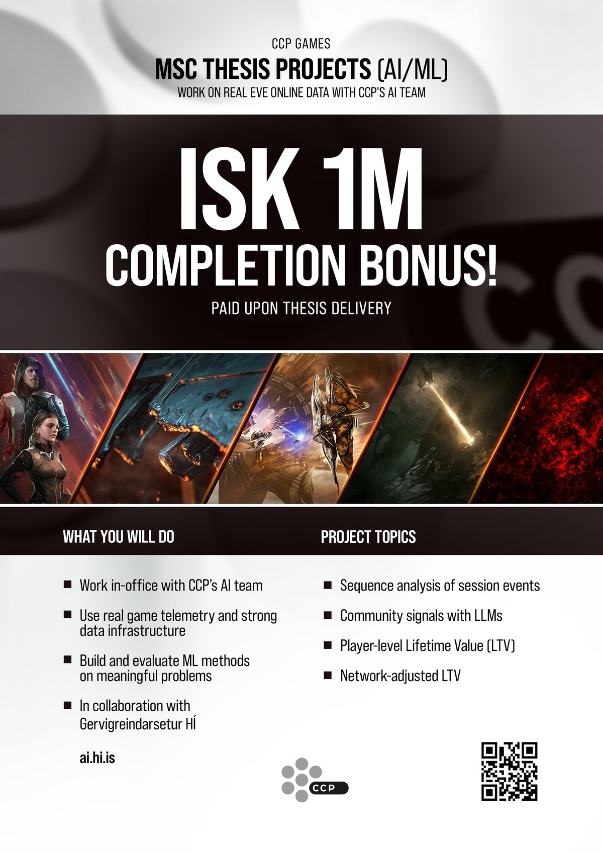 CCP Games - MSc projects