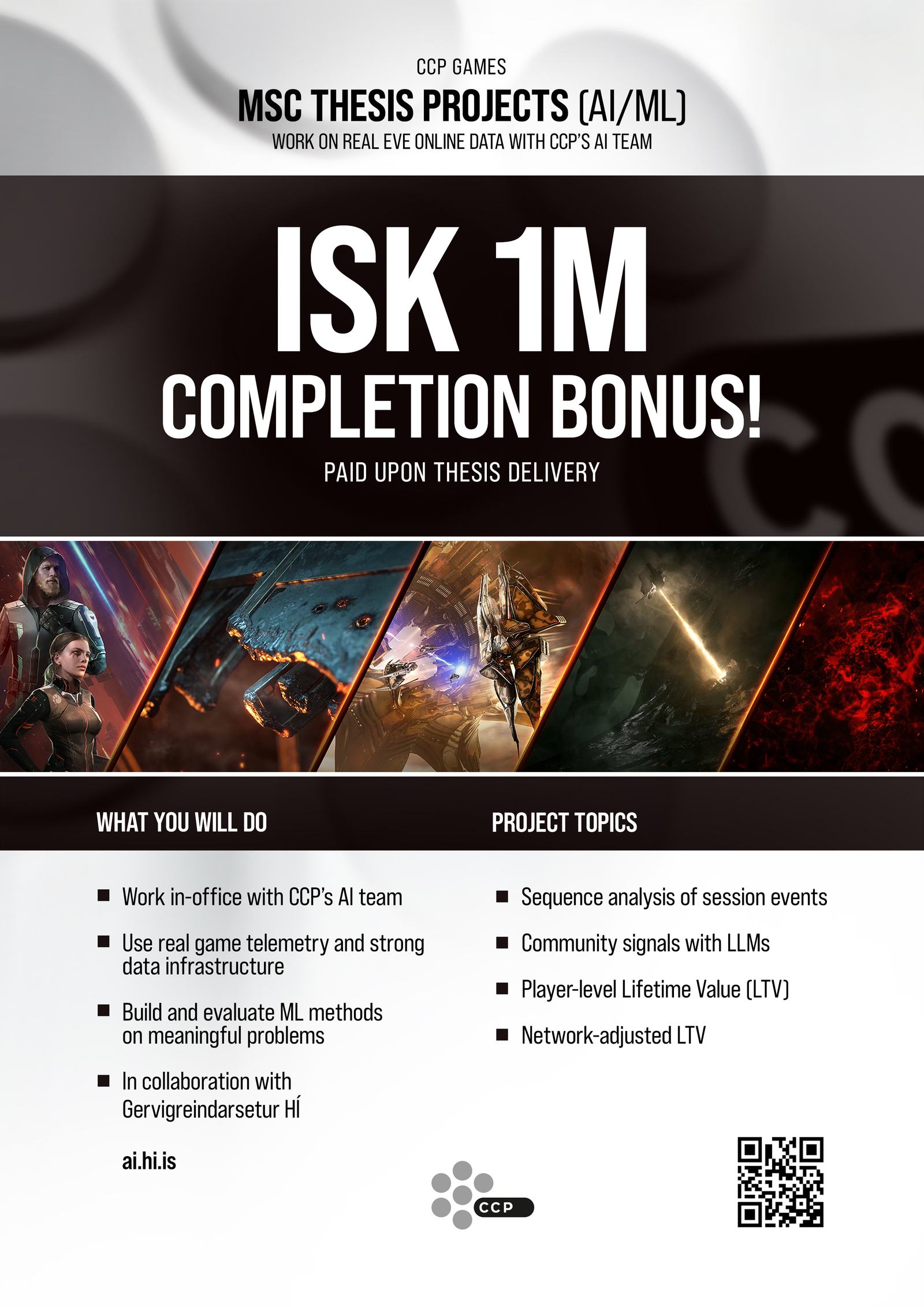 CCP Games - MSc lokaverkefni