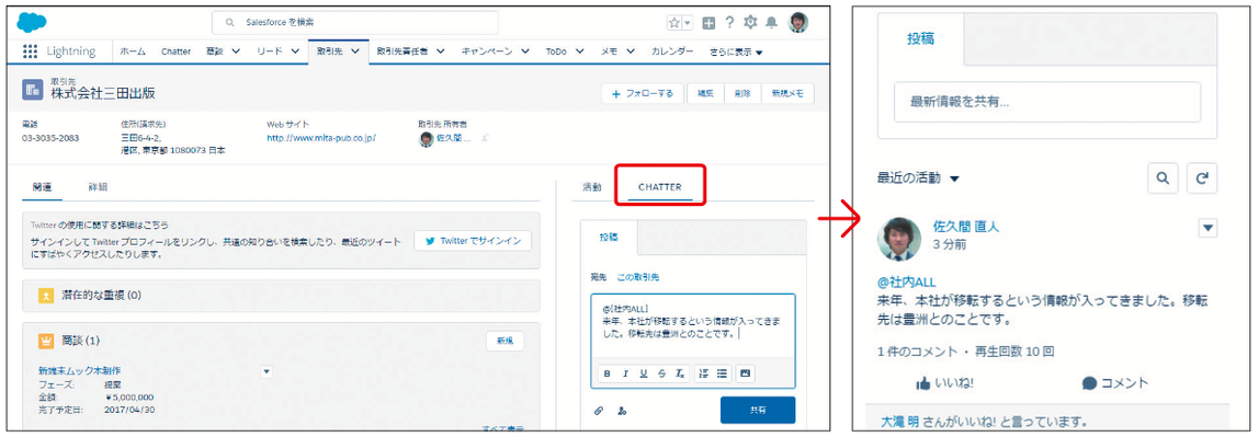 Chatterを活用する｜Sales Cloud｜Salesforce サクセスナビ