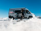 Met de camper op wintersportvakantie