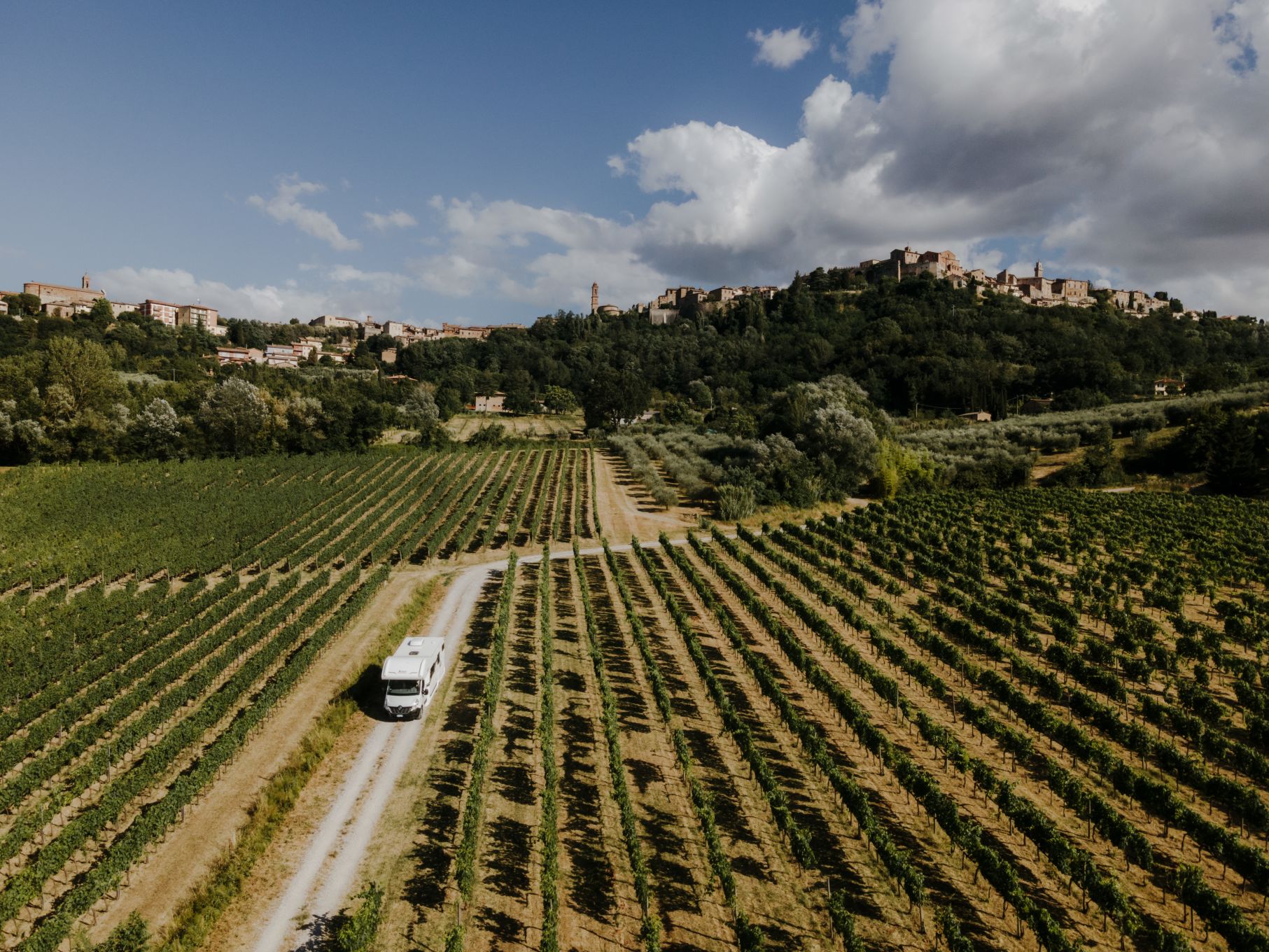 Le meilleur itinéraire de Toscane en camping-car