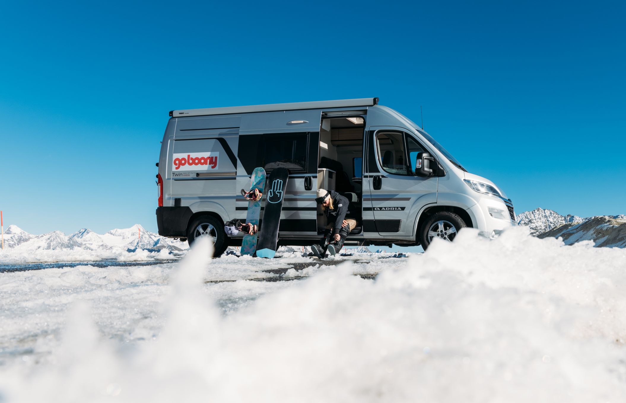 Met de camper op wintersportvakantie